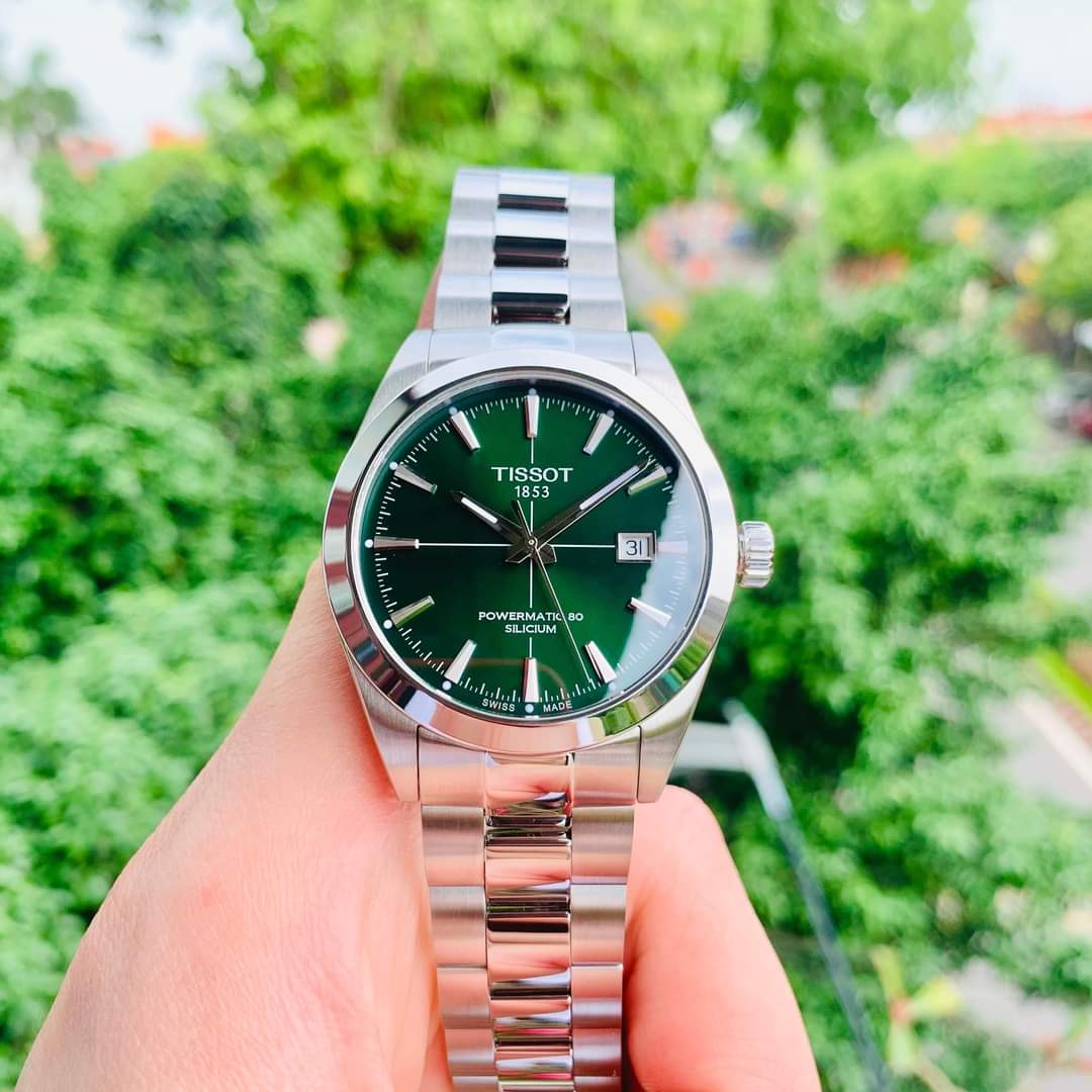 (ĐỒNG HỒ NAM) (New) Tissot Gentleman Powermatic 80 Silicium Men's Watch T127.407.11.091.0 (T127407110910 )