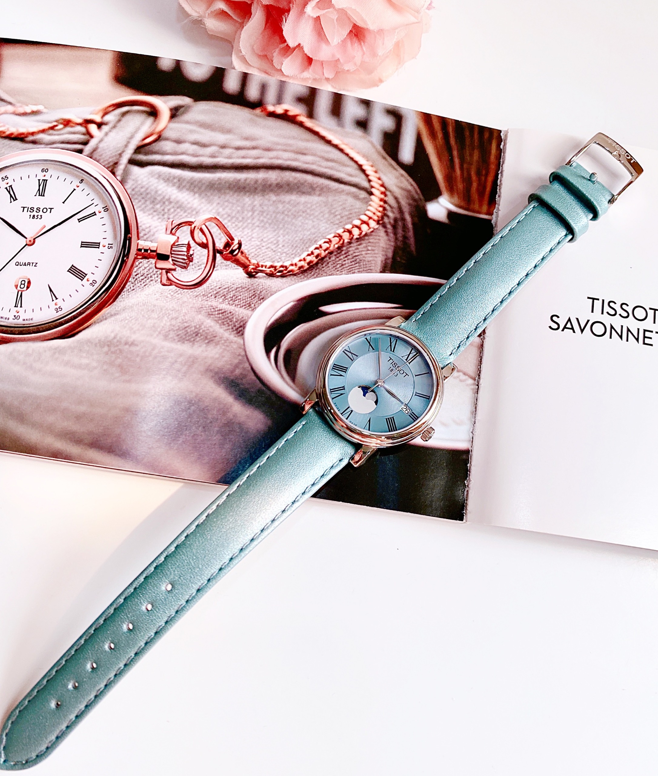 Ảnh 5 của (ĐỒNG HỒ NỮ) Tissot Quartz T122.223.16.353.00 Carson Premium Moonphase ( T1222231635300) 32mm