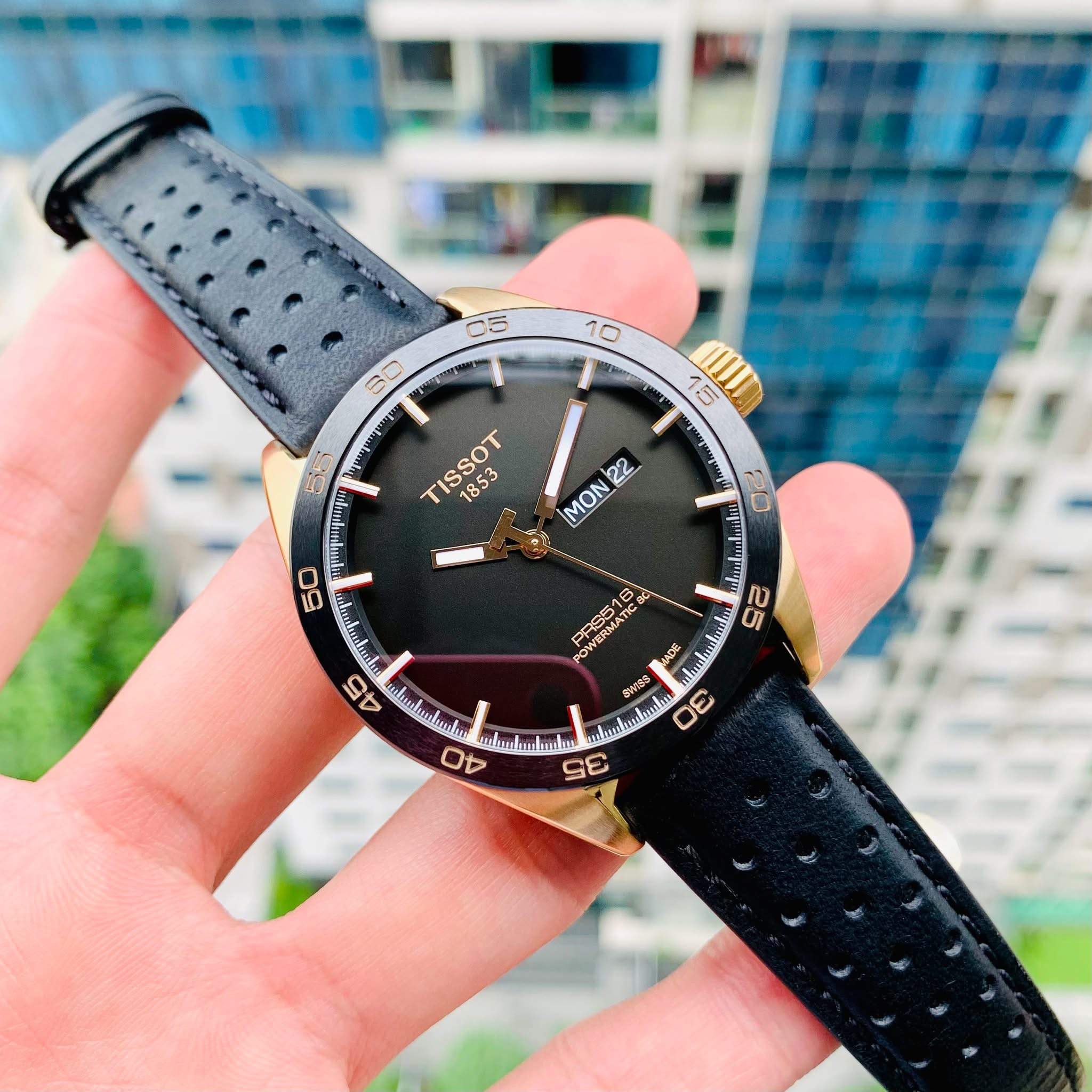 ( ĐỒNG HỒ NAM ) Tissot Automatic PRS 516 - T100.430.36.051.01 ( T1004303605101 ) 42mm
