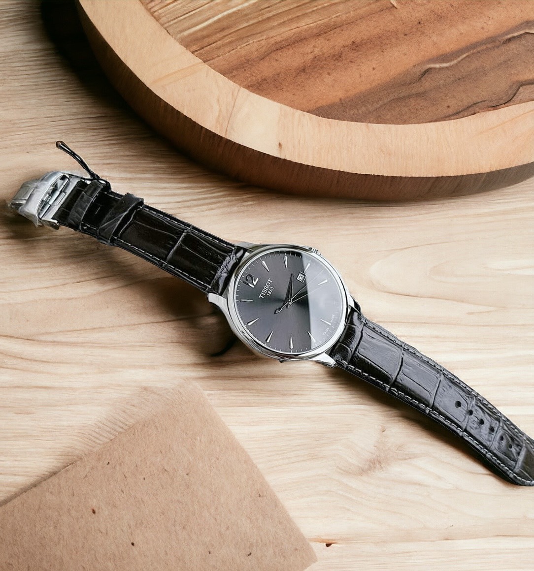 Ảnh 4 của ( ĐỒNG HỒ NAM ) Tissot Tradition Quartz T063.610.16.087.00 (  T0636101608700 )