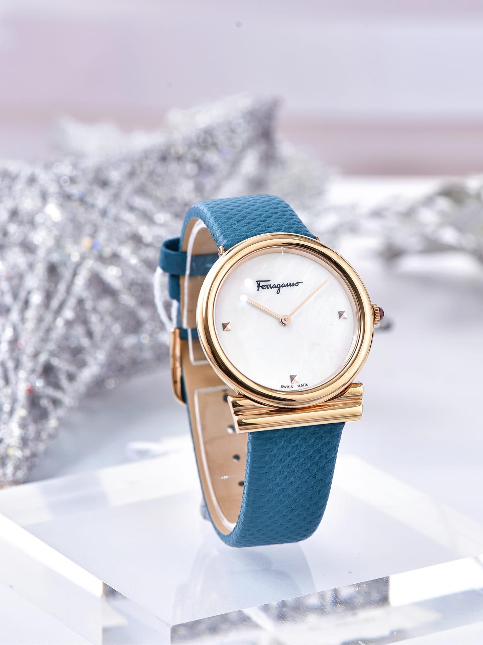 (ĐỒNG HỒ NỮ) Salvatore Ferragamo Gancini Slim SFIY00219 34MM