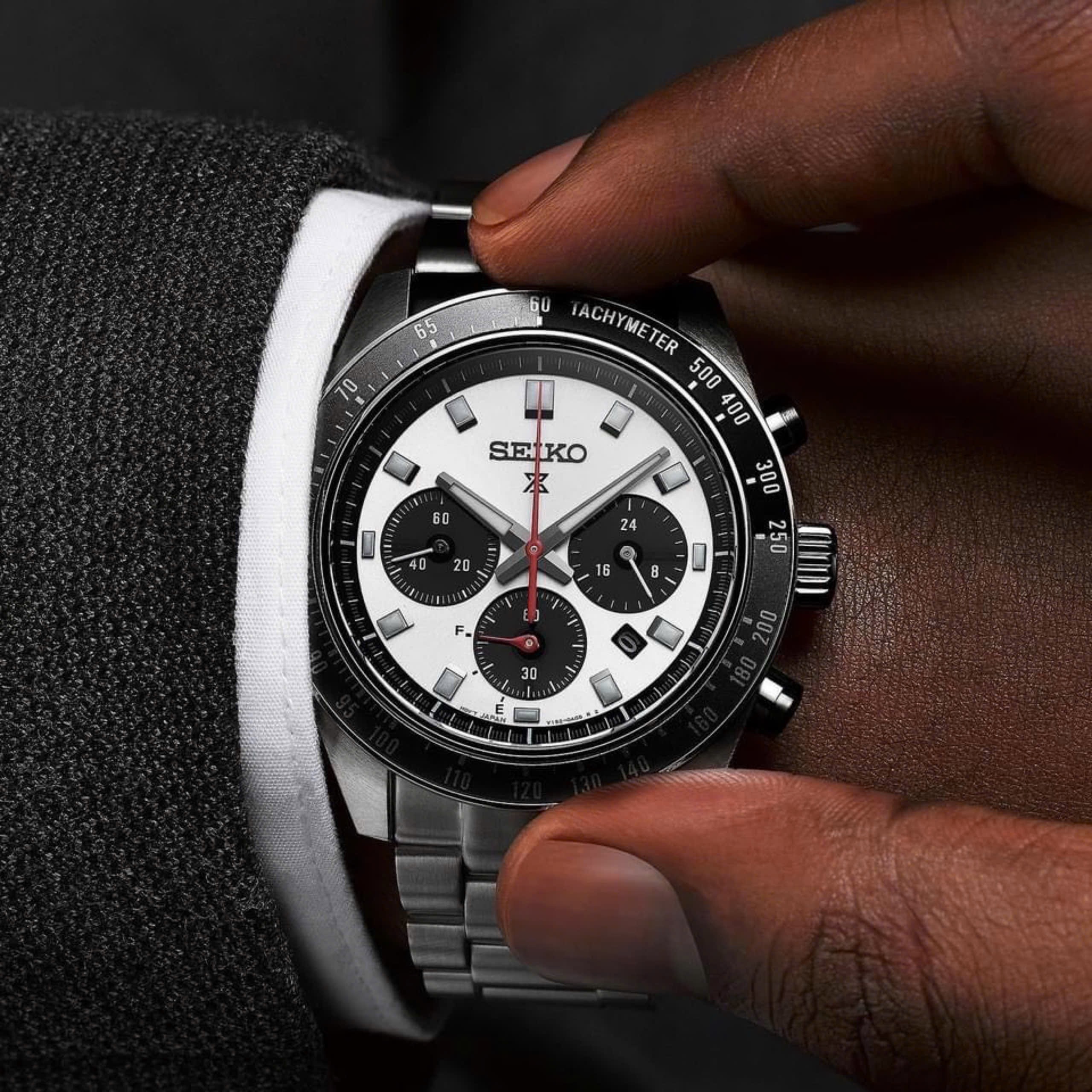 Ảnh 4 của (ĐỒNG HỒ NAM) Seiko Solar Prospex SSC911P1 ( SBDL095 ) Chronograph Speedtimer