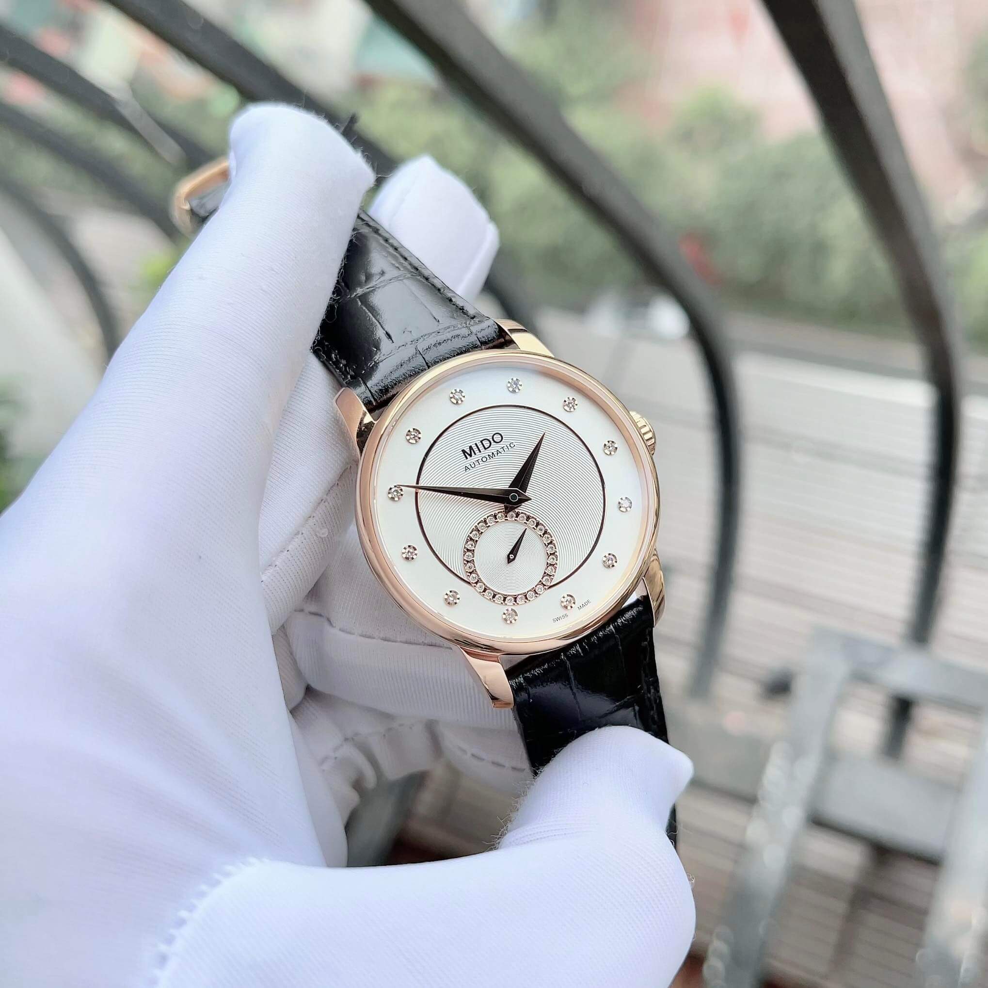 Ảnh 3 của ĐỒNG HỒ NỮ MIDO BARONCELLI DIAMONDS M007.228.36.036.00 (M0072283603600) 35mm