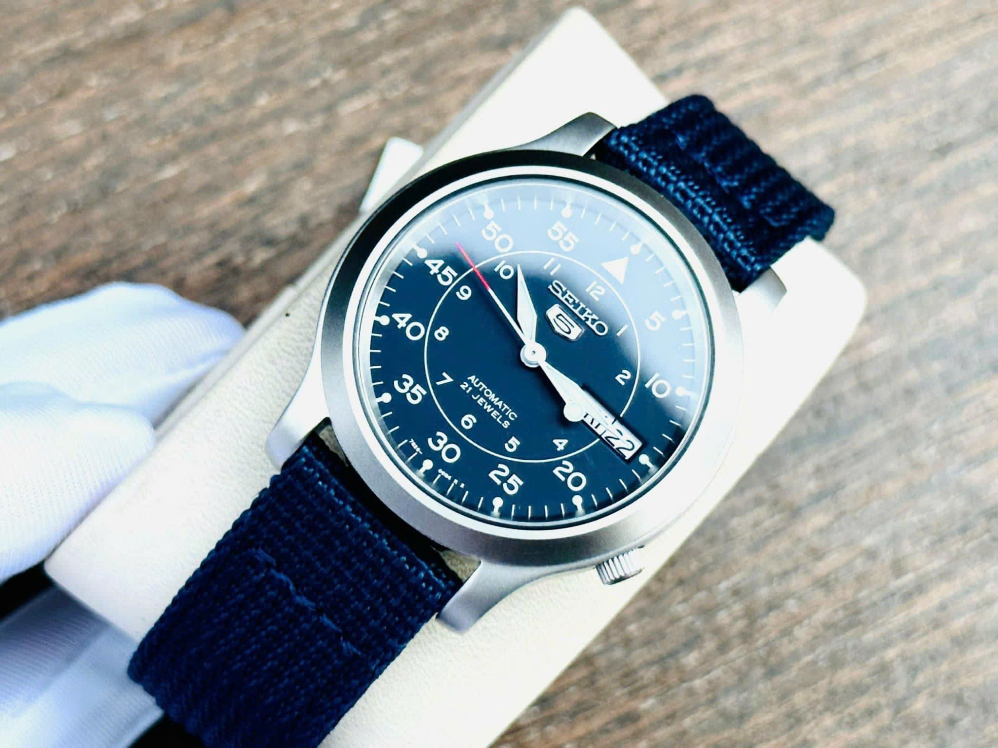 Ảnh 2 của (ĐỒNG HỒ NAM) Seiko 5 SNK807K2 ( SNK807K1 ) ( SNK807 ) 37mm