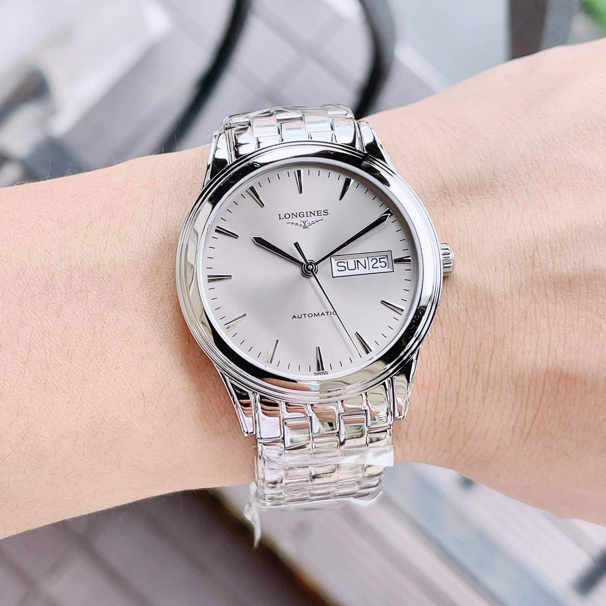 Longines Flagship Automatic Silver Dial Men Watch L48994726 L4.899.4.72.6