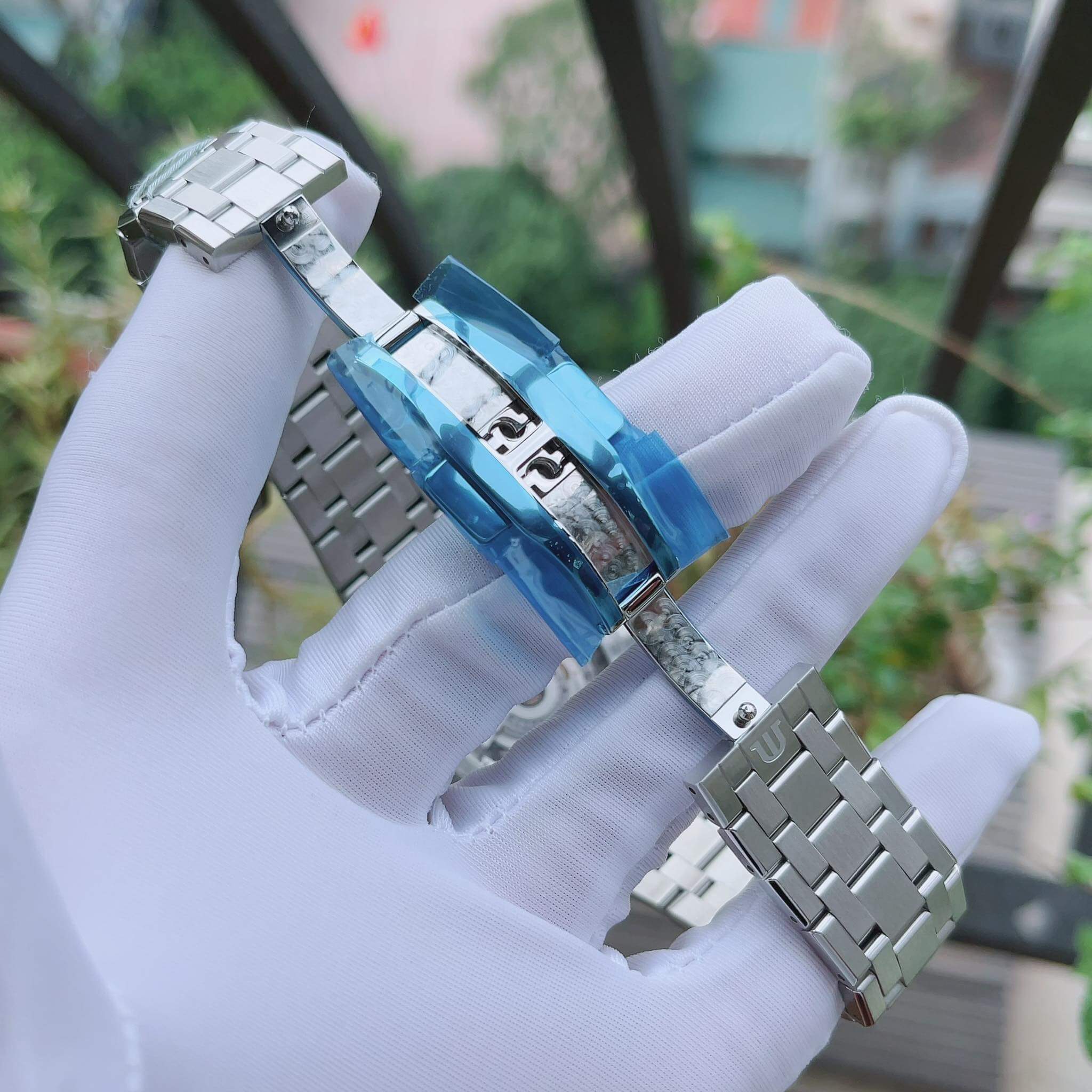 Ảnh 10 của (ĐỒNG HỒ NAM) (New) Maurice Lacroix Aikon Green 39mm AI6007-SS00F-630-D ( AI6007SS00F630D )