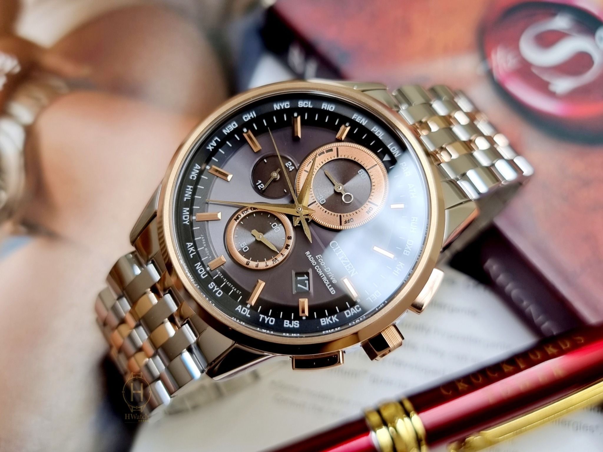 Ảnh 3 của (ĐỒNG HỒ NAM) Citizen Eco-Drive AT8116-65E Radio Controlled