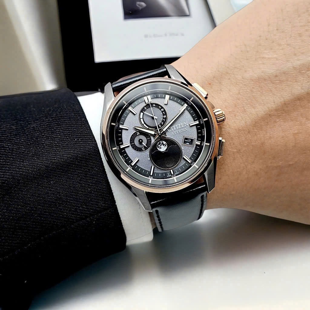 Ảnh 2 của (ĐỒNG HỒ NAM) Citizen Eco-Drive BY1004-17X Attesa Super Titanium Radio Controlled Perpetual Calendar 41.5mm BY100417X