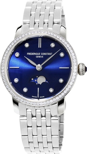 (ĐỒNG HỒ NỮ) Frederique Constant Slimline FC-206ND1SD26B ( FC206ND1SD26B ) ( 206ND1SD26B ) Watch 30mm