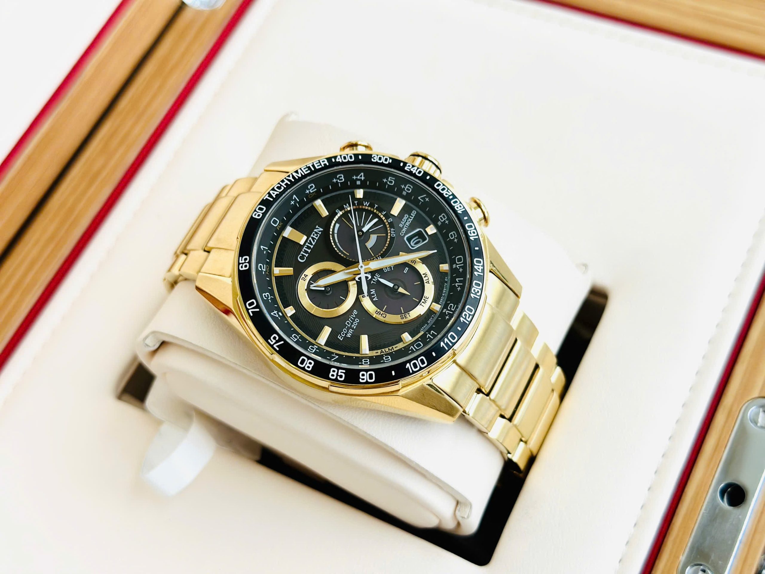 Ảnh 8 của (ĐỒNG HỒ NAM) Citizen Eco-Drive CB5912-50E Perpetual Calendar Chronograph  ( CB591250E )