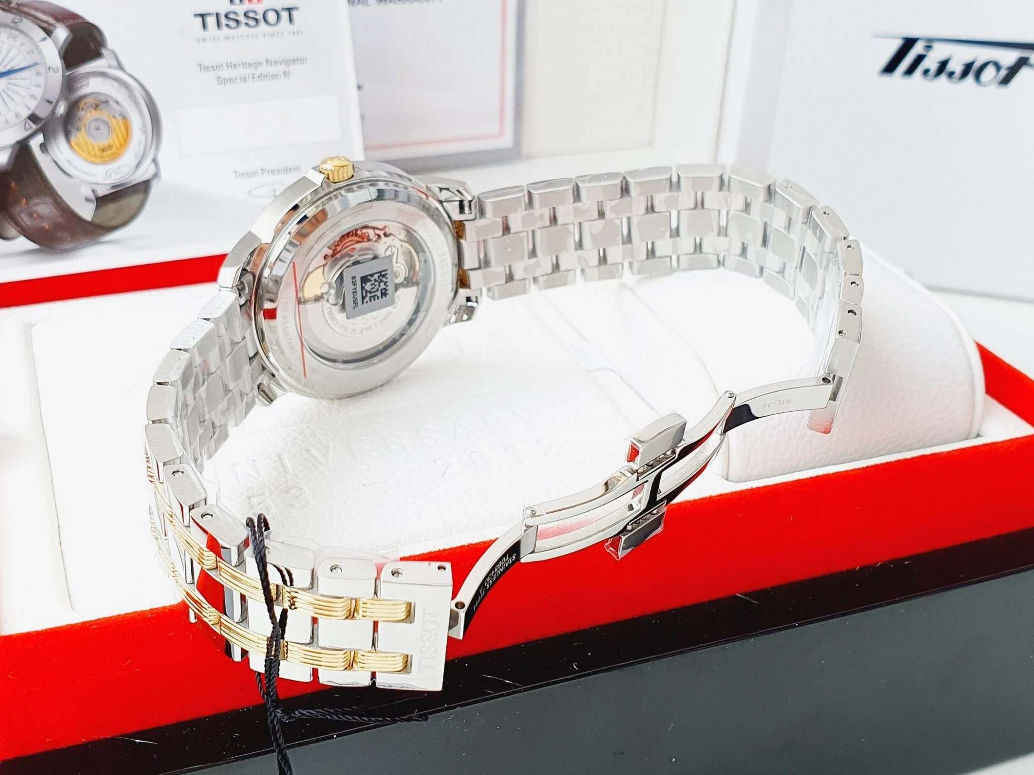 Ảnh 7 của (ĐỒNG HỒ NAM) (New) Tissot Automatic T-Classic III White Dial T065.430.22.031.00 ( T0654302203100 ) 39.7mm