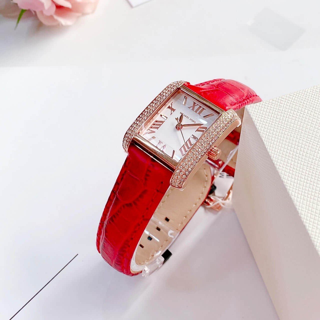 Ảnh 5 của ĐỒNG HỒ NỮ Michael Kors Emery Red Watch MK4689 ,33mm