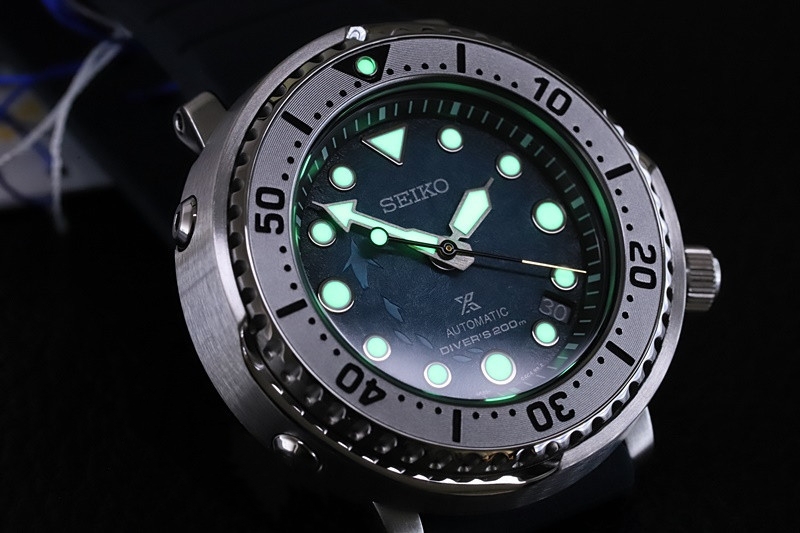 Ảnh 7 của (ĐỒNG HỒ NAM) (New) Seiko Prospex SRPH77K1 Divers Tuna Antartica Silicone Strap Watch ( SRPH77 )