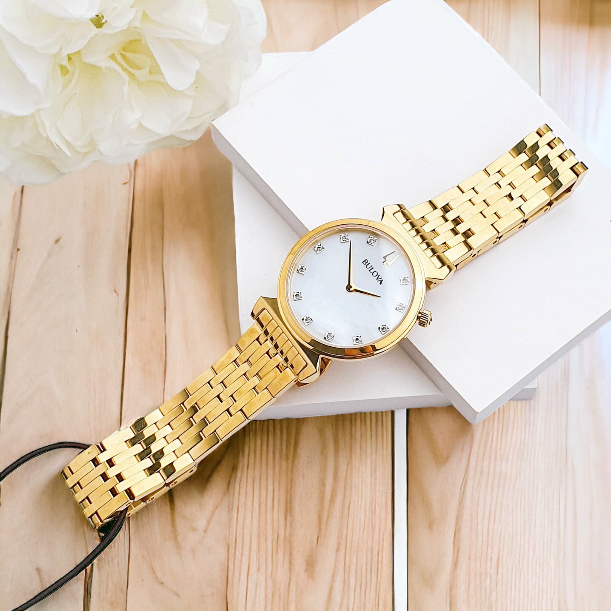Ảnh 6 của (ĐỒNG HỒ NỮ) Bulova 97P149 Regatta Quartz Diamond 30mm