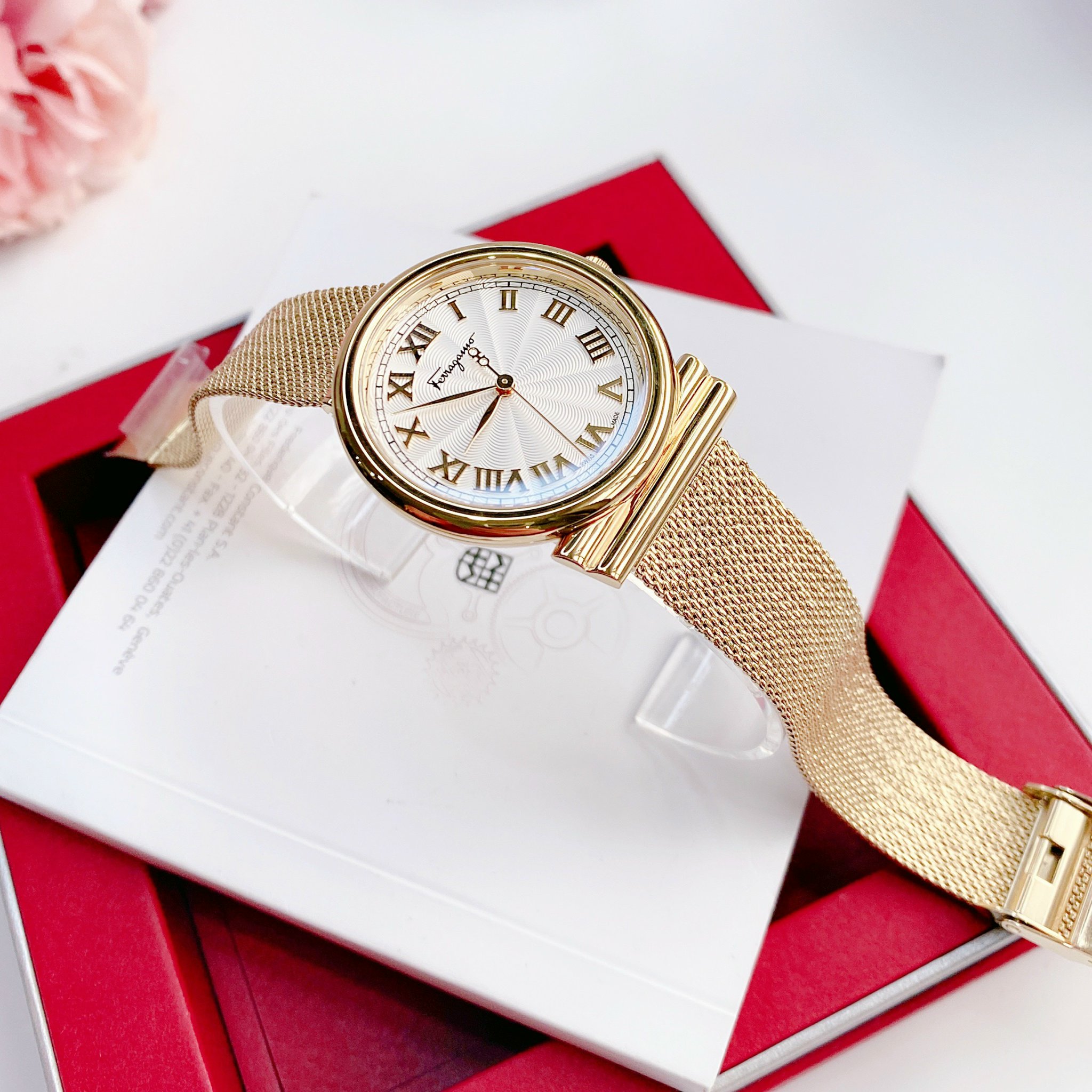 Ảnh 4 của (ĐỒNG HỒ NỮ) SALVATORE FERRAGAMO GANCINI SFUF00421 Quazt watch 34mm