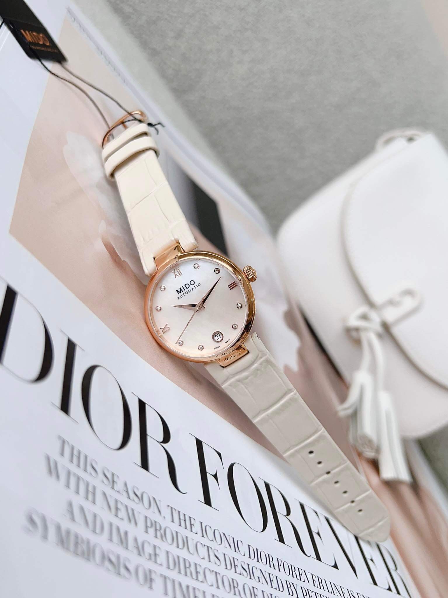 ĐỒNG HỒ NỮ Mido Baroncelli II Donna M022.207.36.116.11 ( M0222073611611 ) 33mm