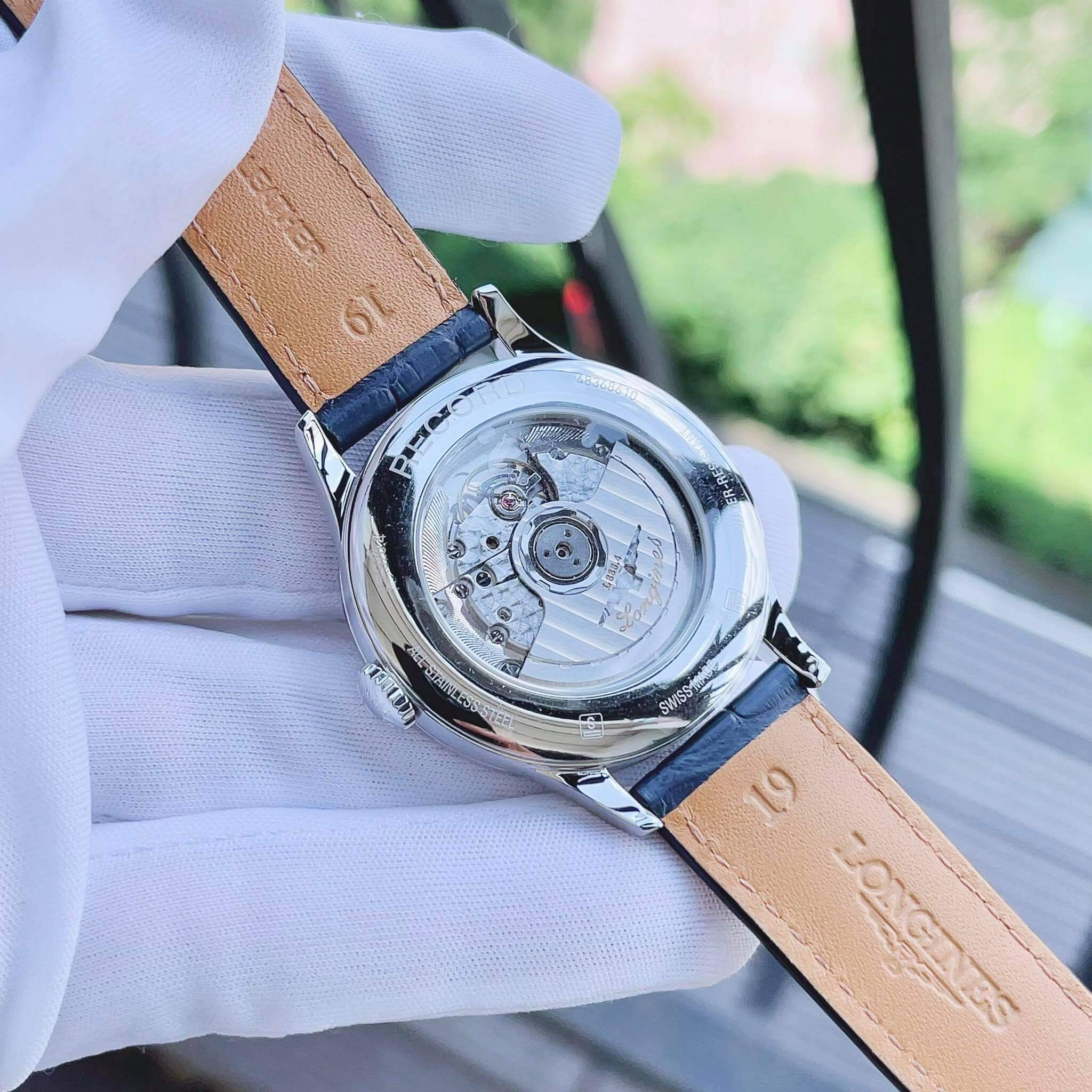 Ảnh 6 của Longines Record L2.820.4.96.4 Watch 38.5mm