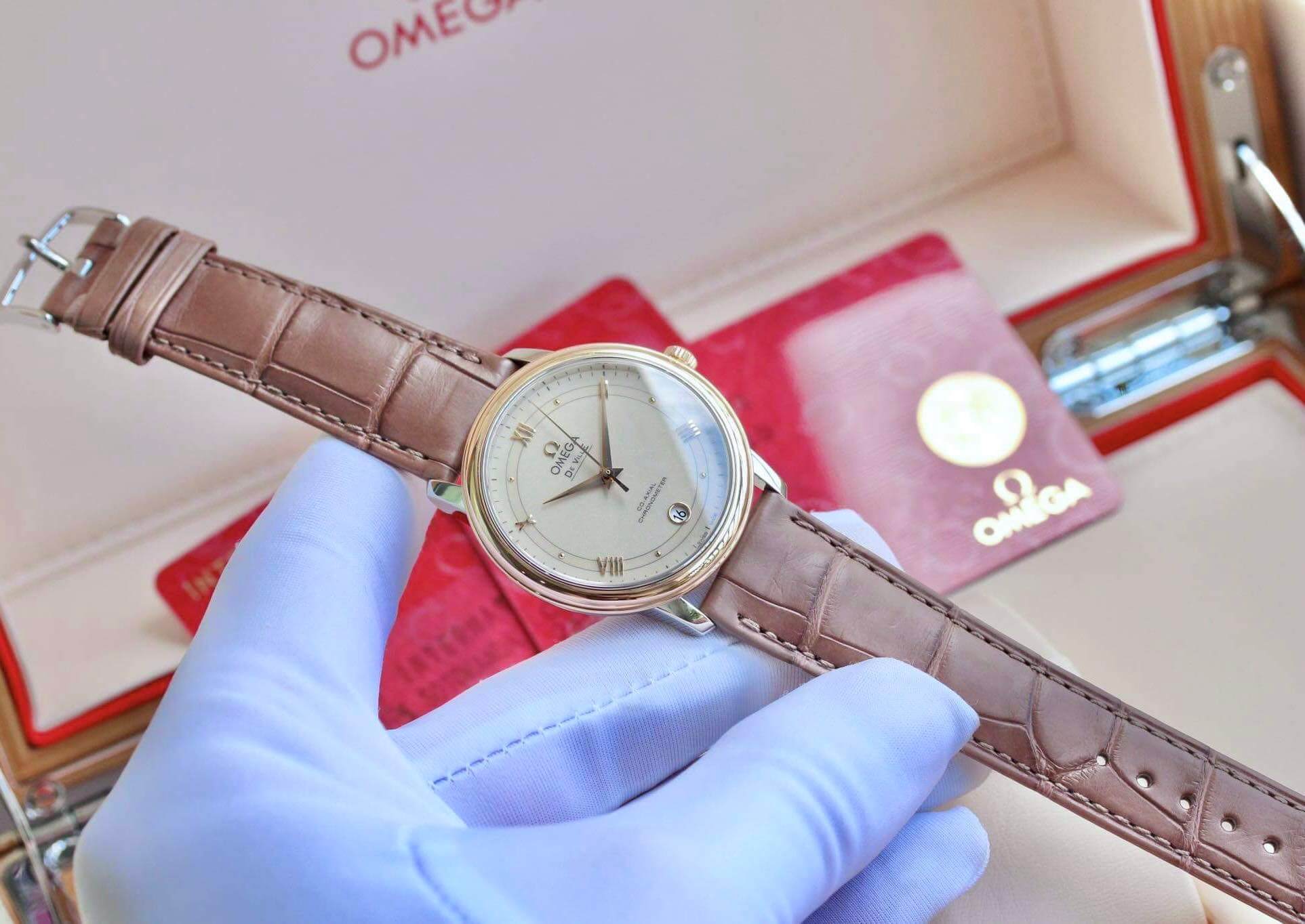 Ảnh 6 của (ĐỒNG HỒ NAM) (New) OMEGA DE VILLE PRESTIGE 424.23.37.20.09.001 (42423372009001)