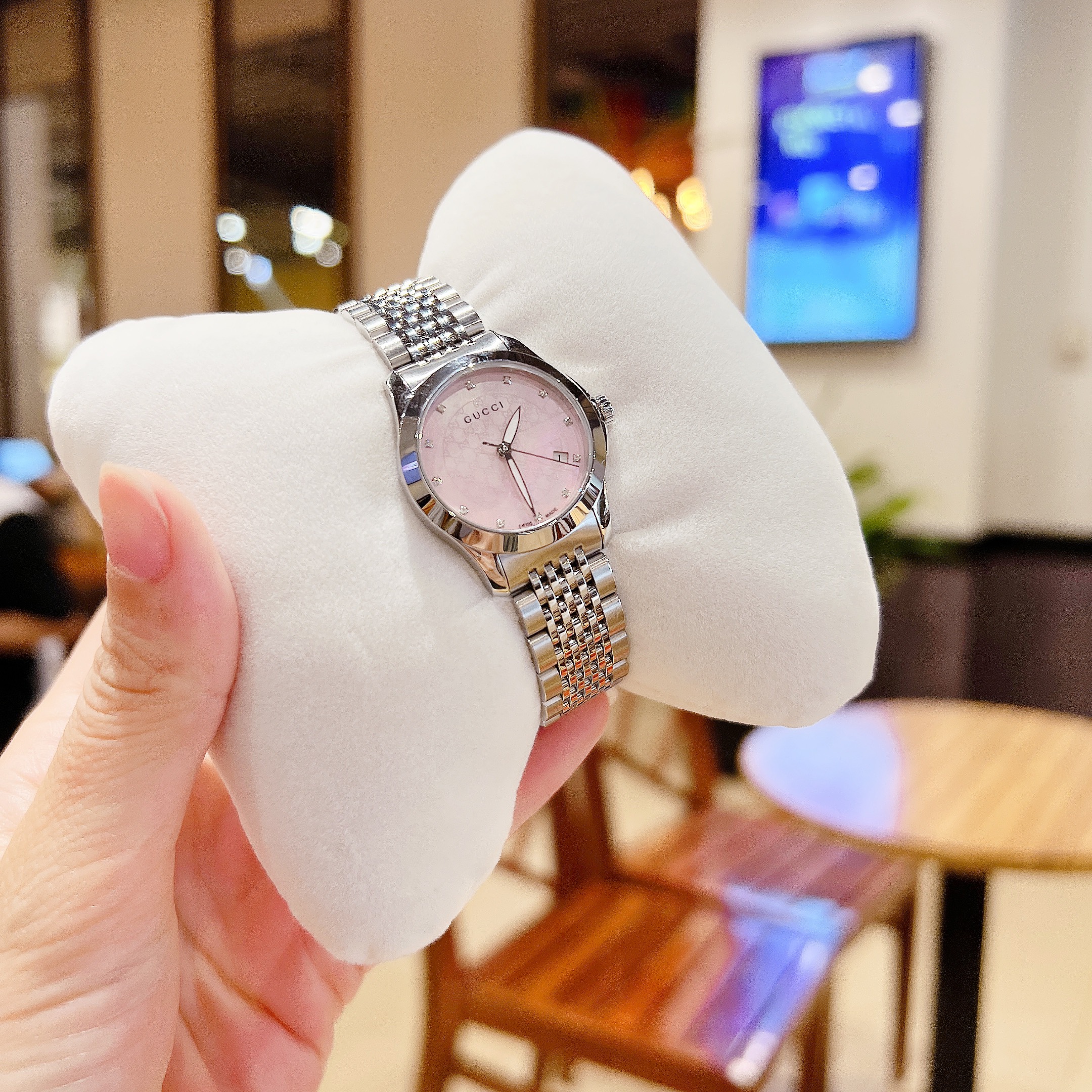 ĐỒNG HỒ NỮ Gucci G Time Less Watch YA126534 27mm