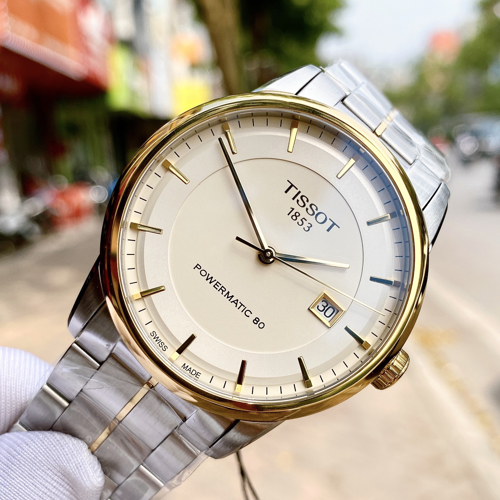 TISSOT AUTOMATIC LUXURY POWERMATIC 80 DEMIGOLD - T086.407.22.261.00 ( T0864072226100 )