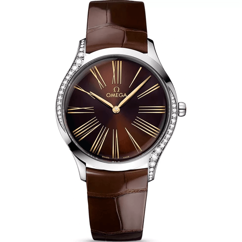 (ĐỒNG HỒ NỮ) Omega De Ville Tresor Quartz Diamond 428.18.36.60.13.001 (42818366013001) 36mm