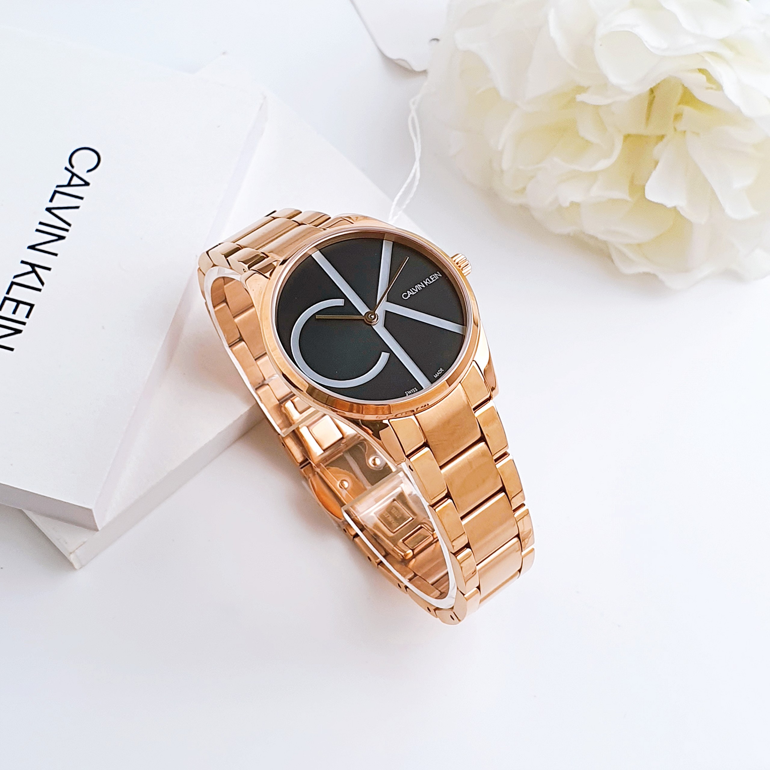 Ảnh 2 của (ĐỒNG HỒ NỮ) 𝐂𝐀𝐋𝐕𝐈𝐍 𝐊𝐋𝐄𝐈𝐍 Time women K4N23X41