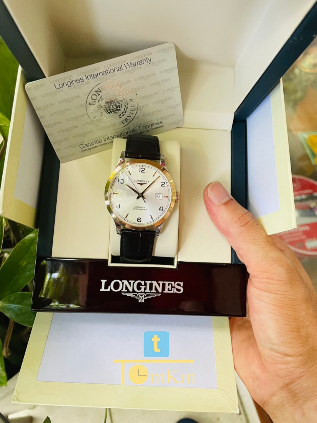 [HÀNG LƯỚT] Đồng hồ nam Longines Record L2.821.5.76.2 Collection Watch 40mm