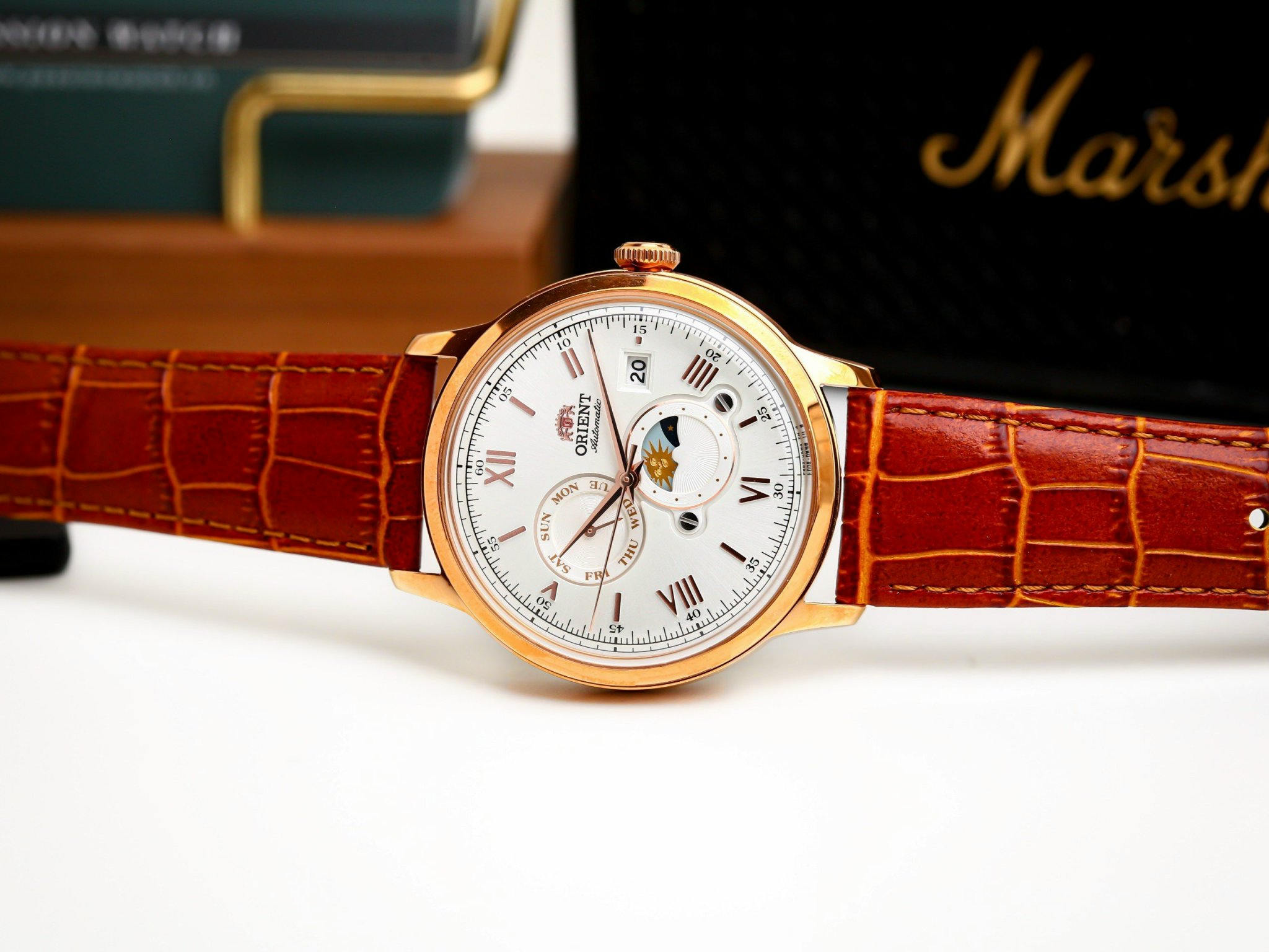 Ảnh 6 của (ĐỒNG HỒ NAM) Orient Sun And Moon Bambino RA-AK0801S10B ( RA-AK0801S ) 41,5mm