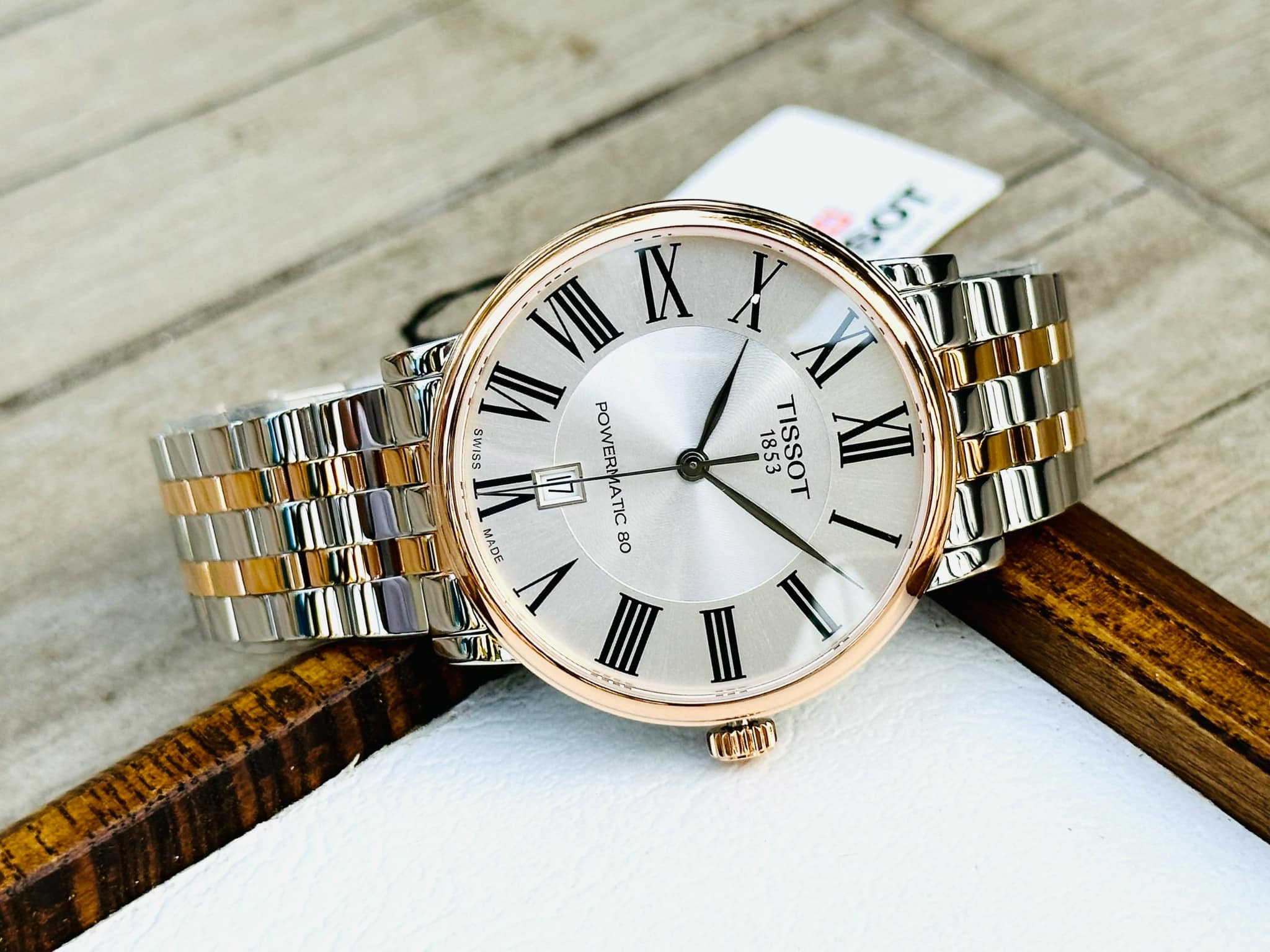 Ảnh 3 của (NEW) (ĐỒNG HỒ NAM) Tissot Automatic T122.407.22.033.00 Carson Premium Powermatic (  T1224072203300 ) 40mm