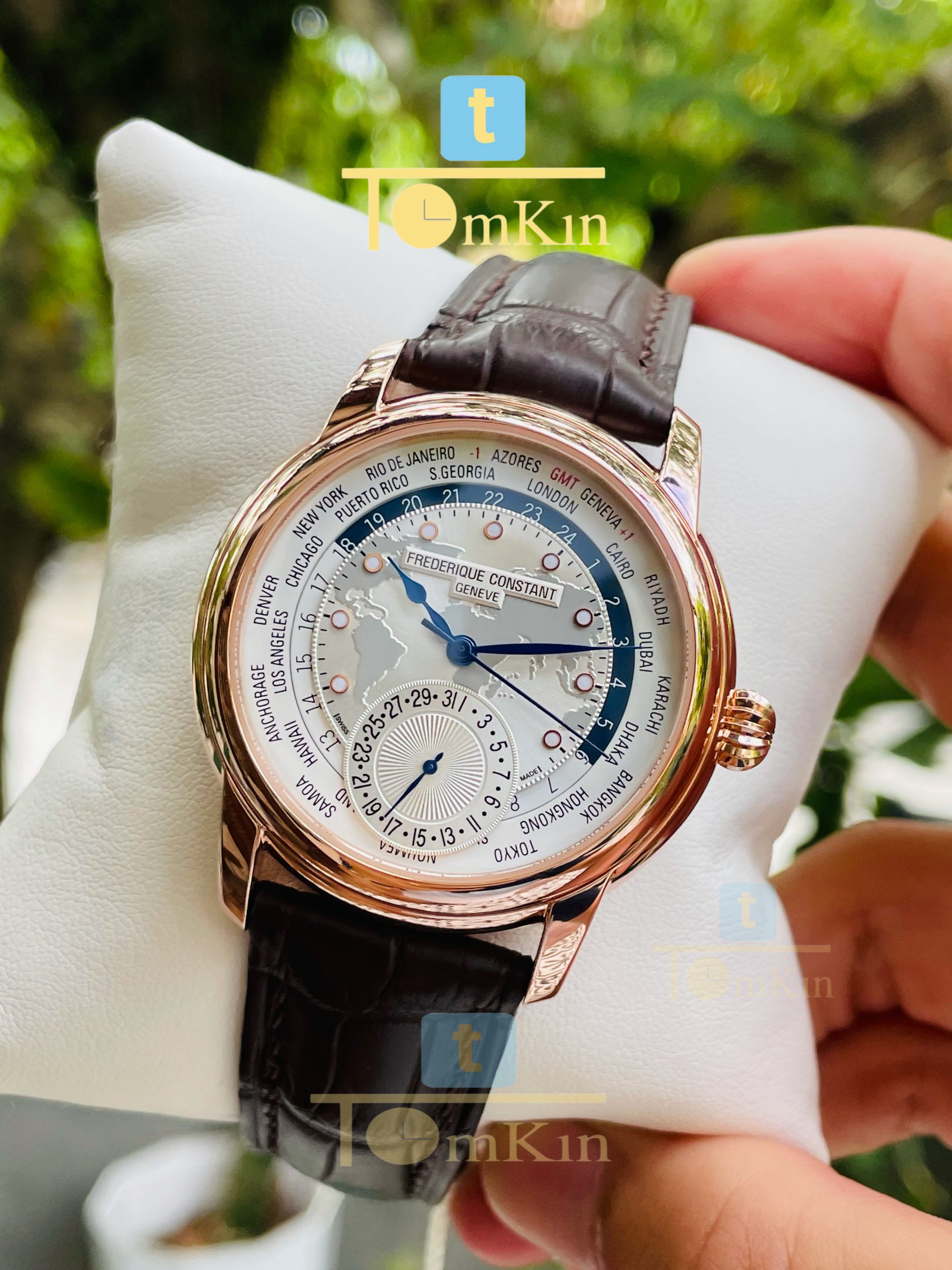 [DEAL LƯỚT] Frederique Constant Worldtimer FC-718WM4H4 siêu hiếm