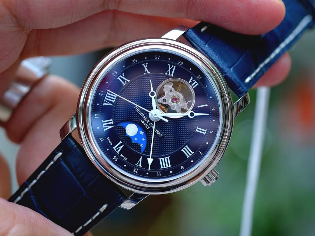 Ảnh 4 của (ĐỒNG HỒ NAM) (New) CLASSICS HEART BEAT MOONPHASE DATE FC-335MCNW4P26,