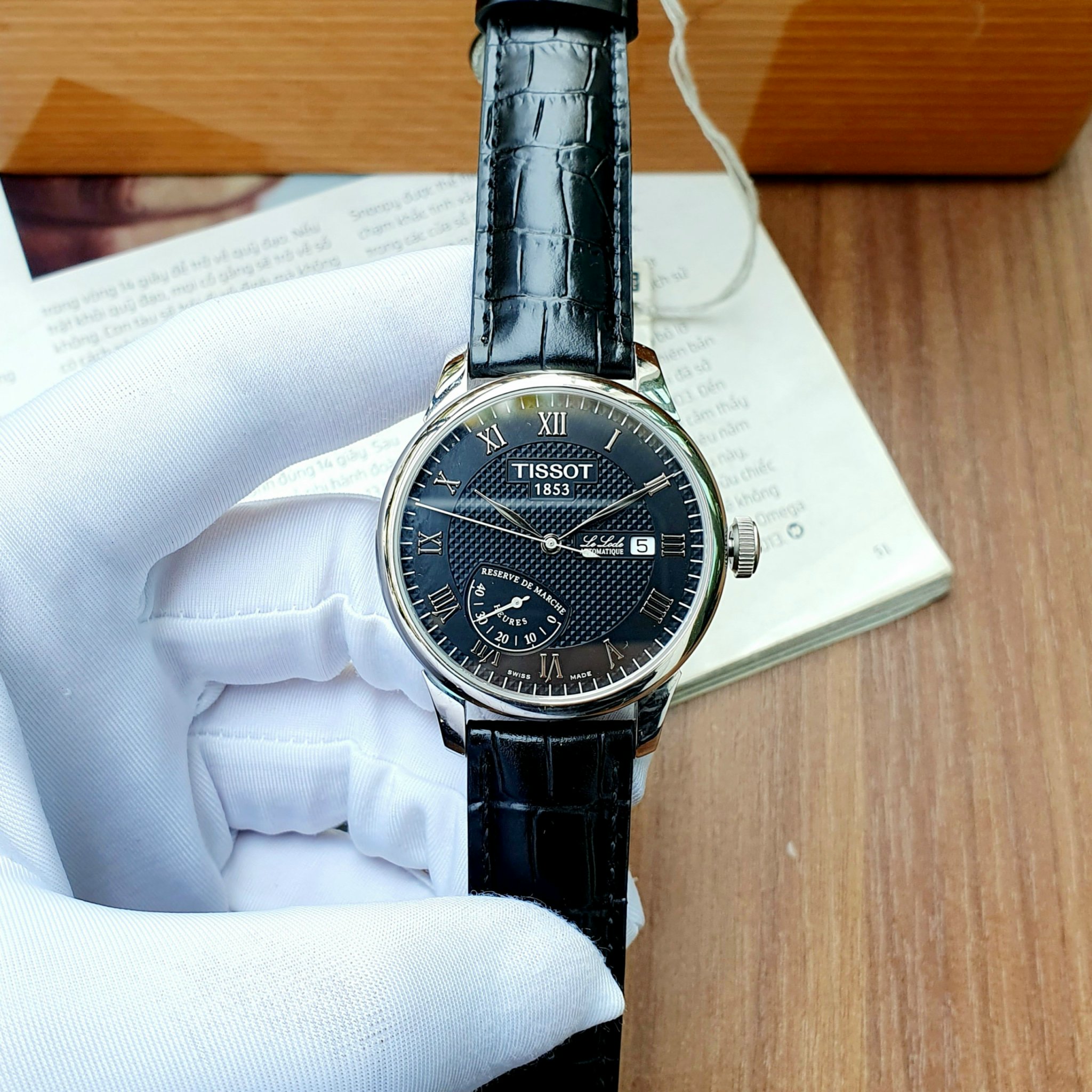 (ĐỒNG HỒ NAM) Tissot Le Locle Automatic Power Reserve T006.424.16.053.00 (T0064241605300) 39mm