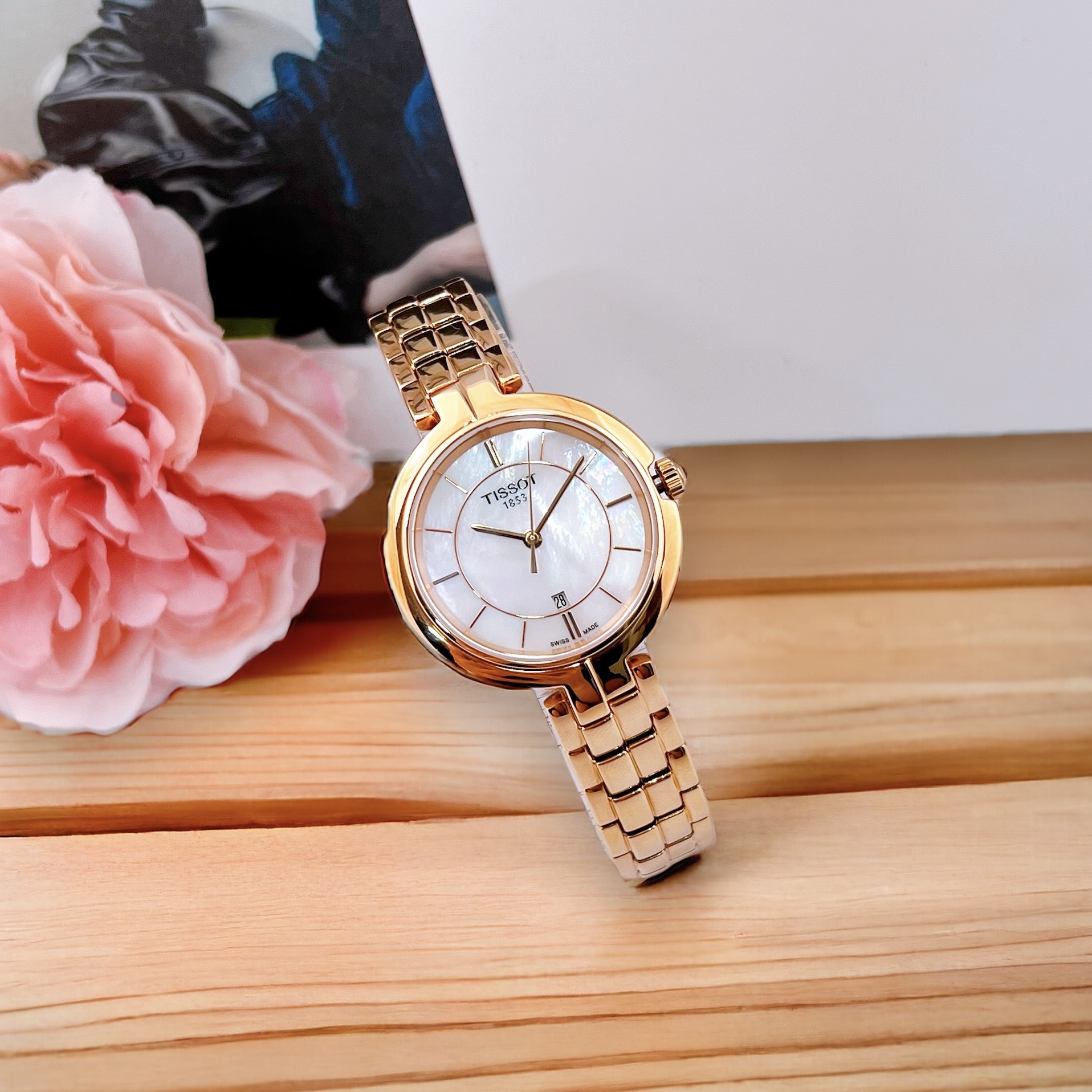 Ảnh 2 của (ĐỒNG HỒ NỮ) TISSOT FLAMINGO T094.210.33.111.01 (T0942103311101)