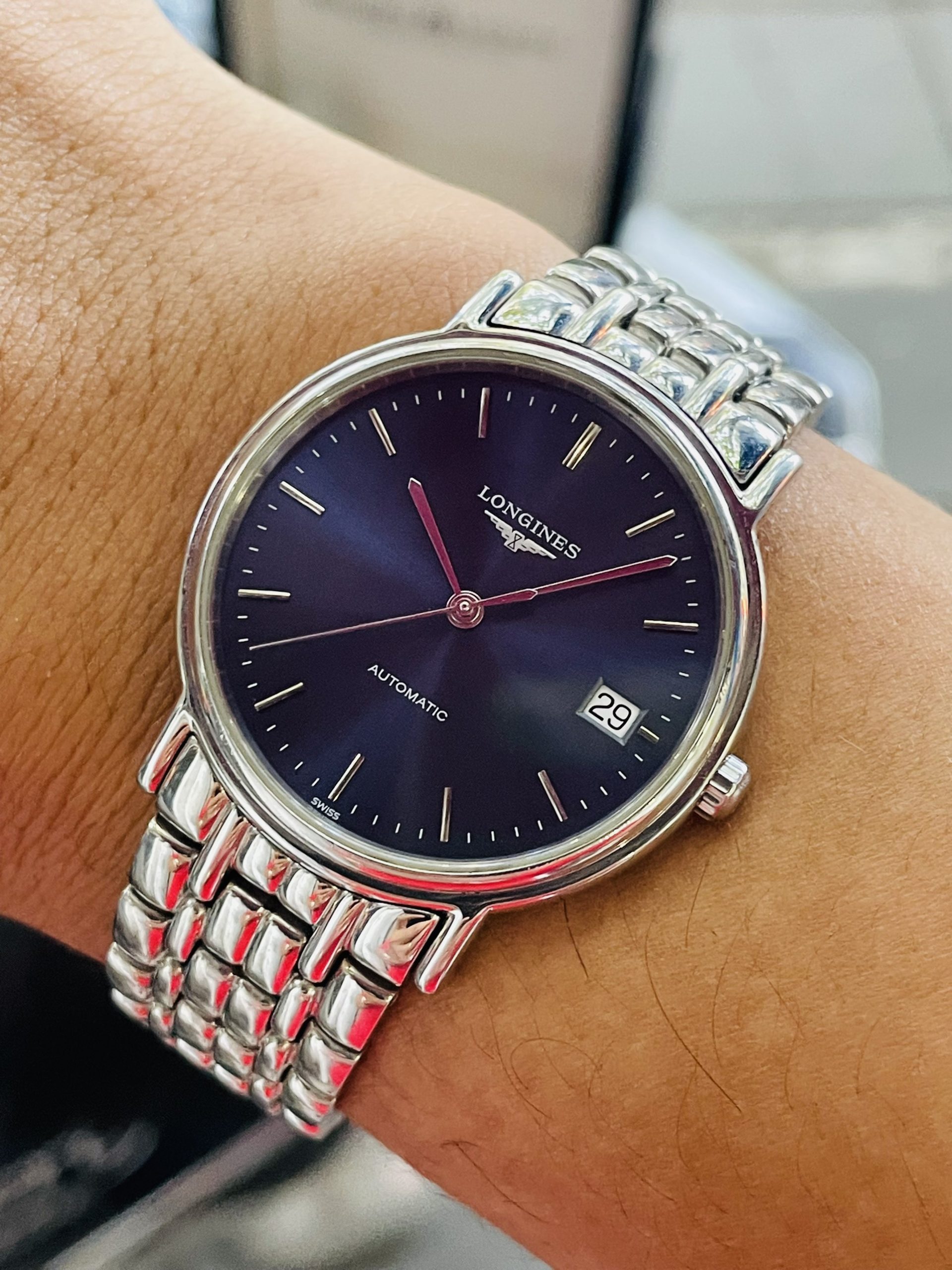Ảnh 4 của [HÀNG LƯỚT] LONGINES PRÉSENCE L4.821.4.92.6 Automatic Watch 34.5mm