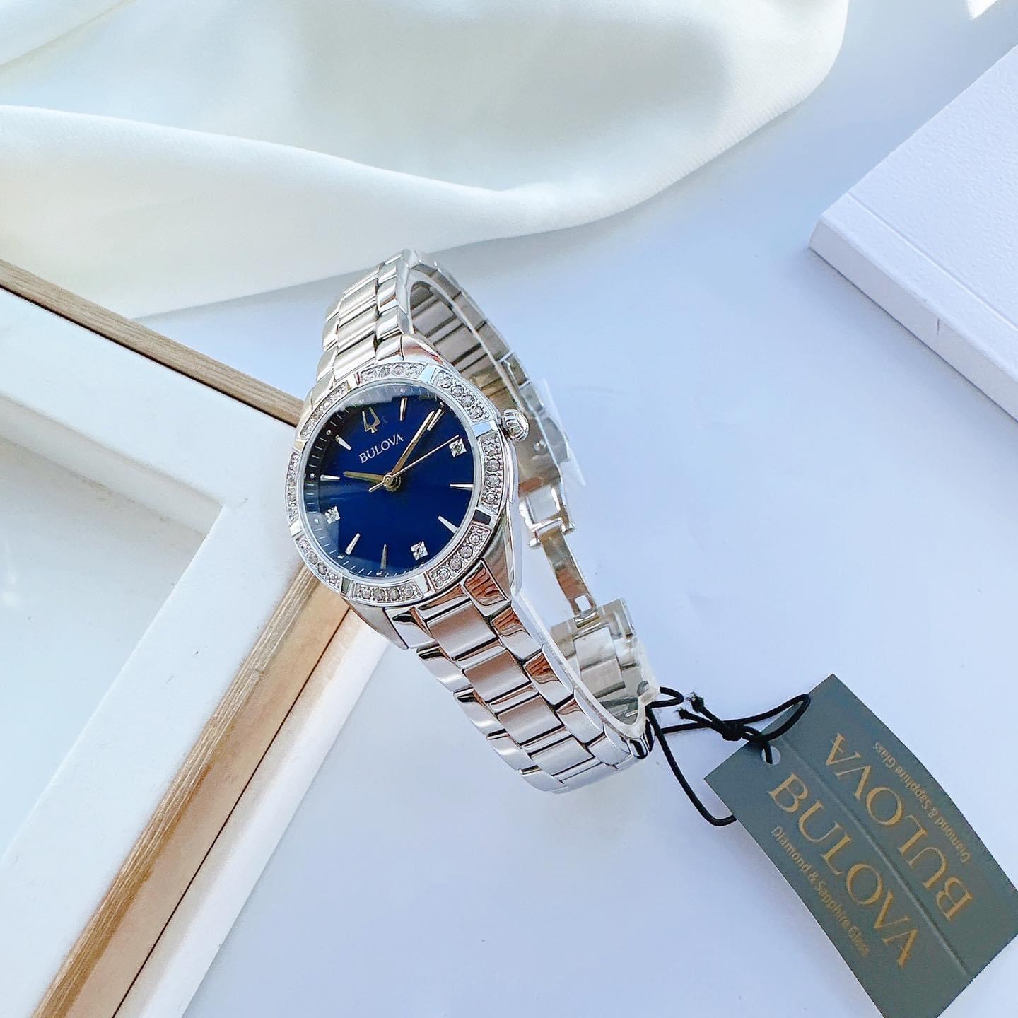 Ảnh 3 của (ĐỒNG HỒ NỮ) Bulova Quartz 96R243 Sutton Stainless Steel Ladies Watch 33mm