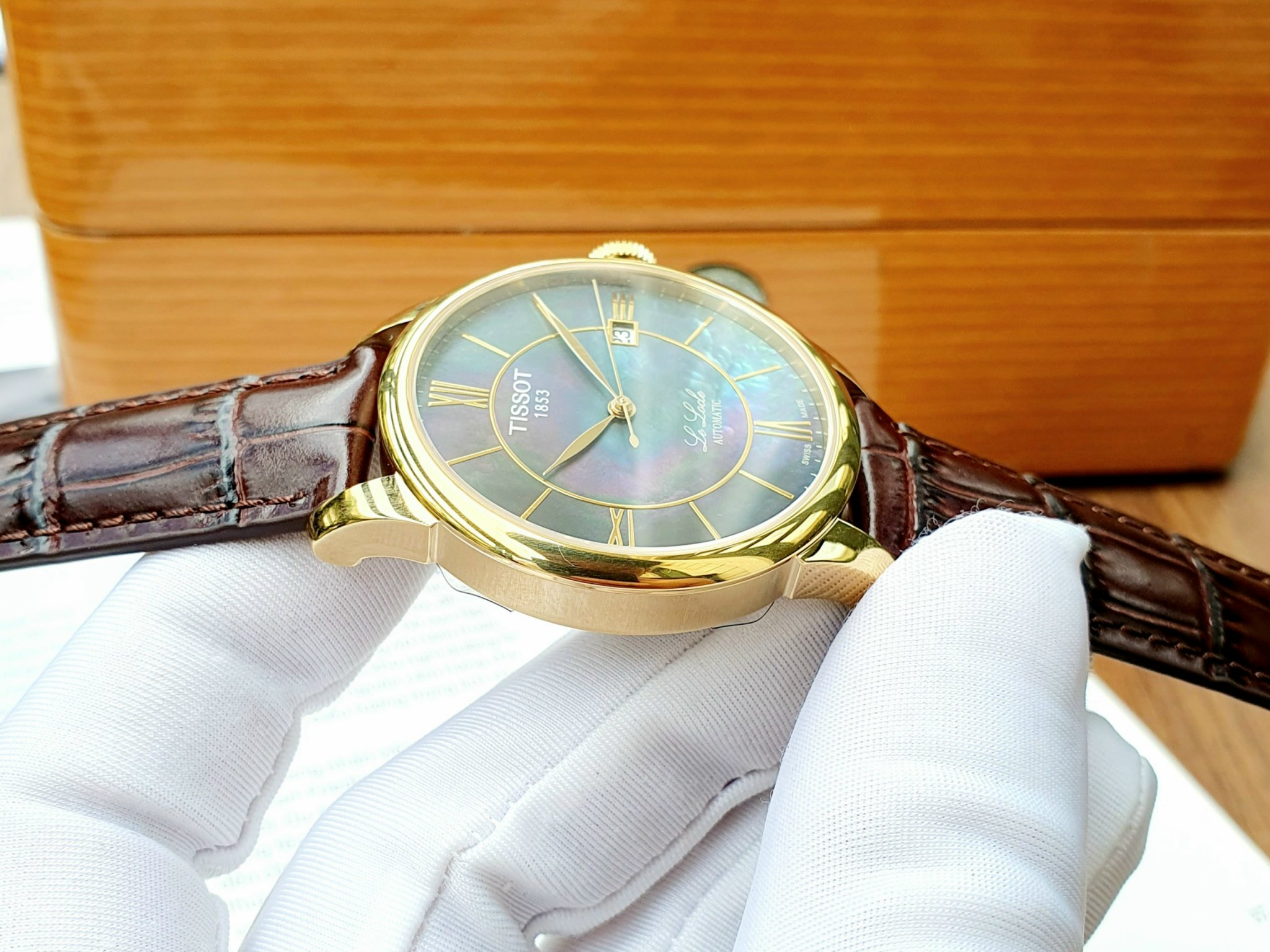 Ảnh 5 của (ĐỒNG HỒ NAM) Tissot Automatic Le Locle T41.5.423.93 ( T41542393 ) 39.3mm