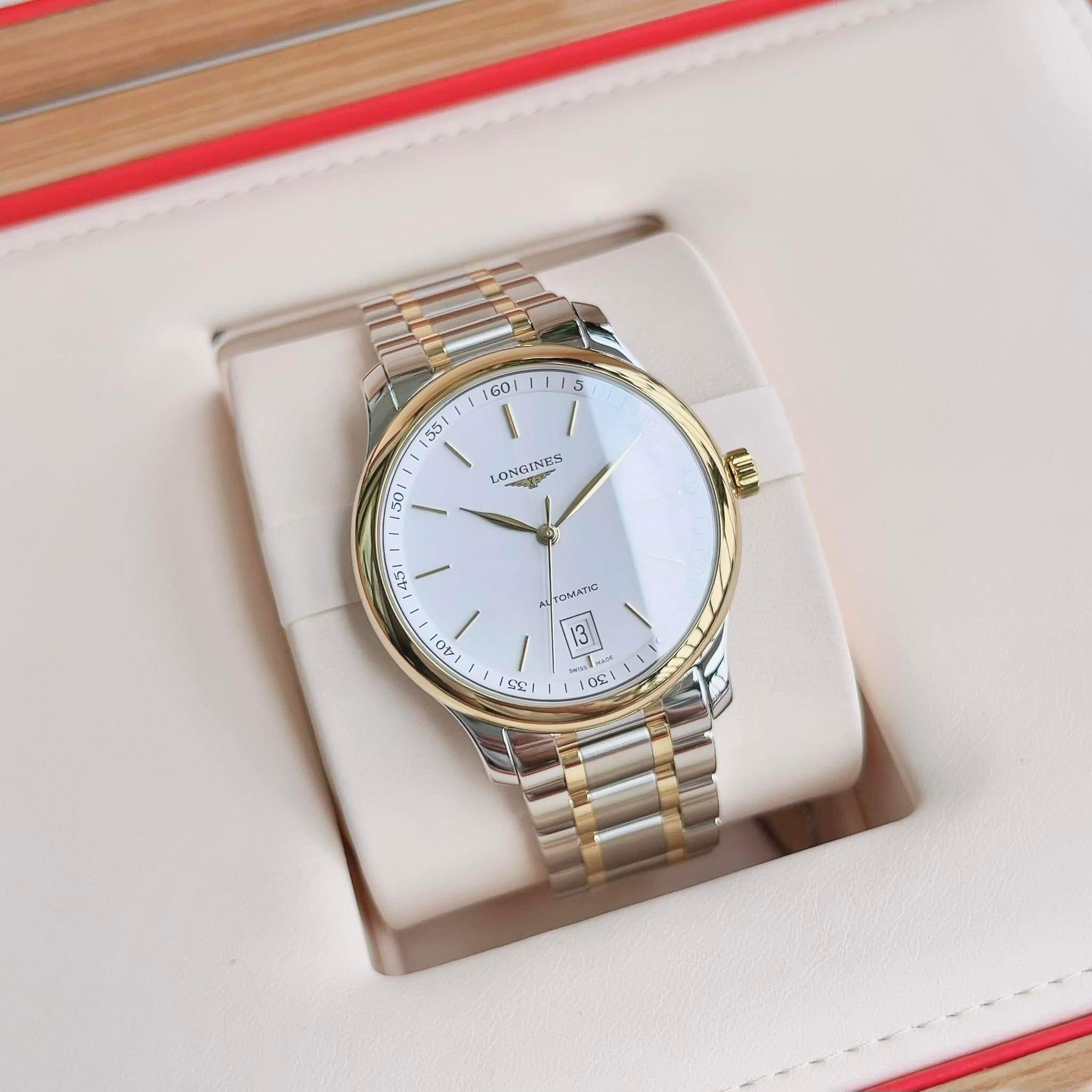 (ĐỒNG HỒ NAM) (New) Longines Master Collection L2.628.5.12.7 ( L26285127 ) 38.5mm