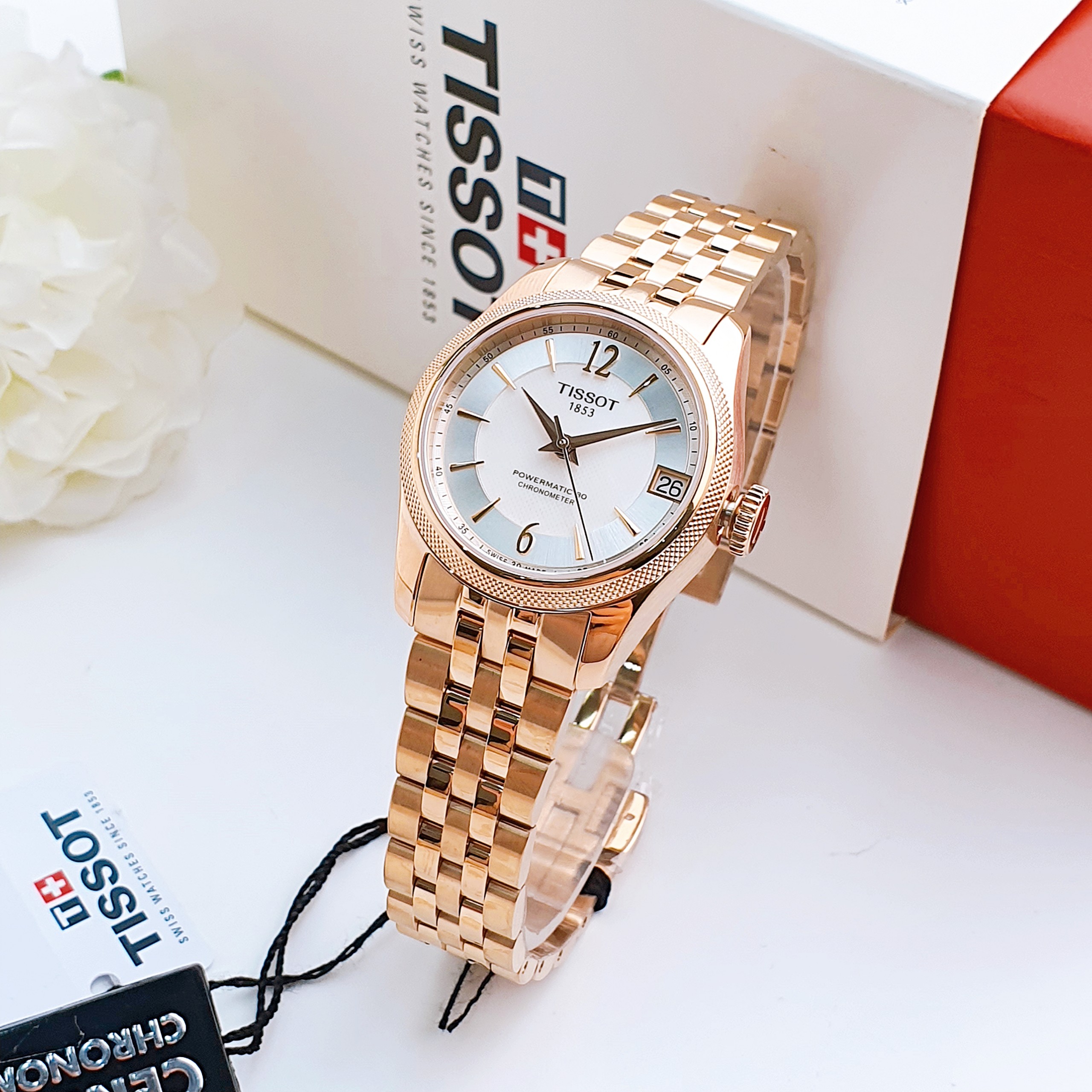 (ĐỒNG HỒ NỮ) Tissot Automatic Ballade FullRose Lady - T108.208.33.117.00 ( T1082083311700 ) 32mm