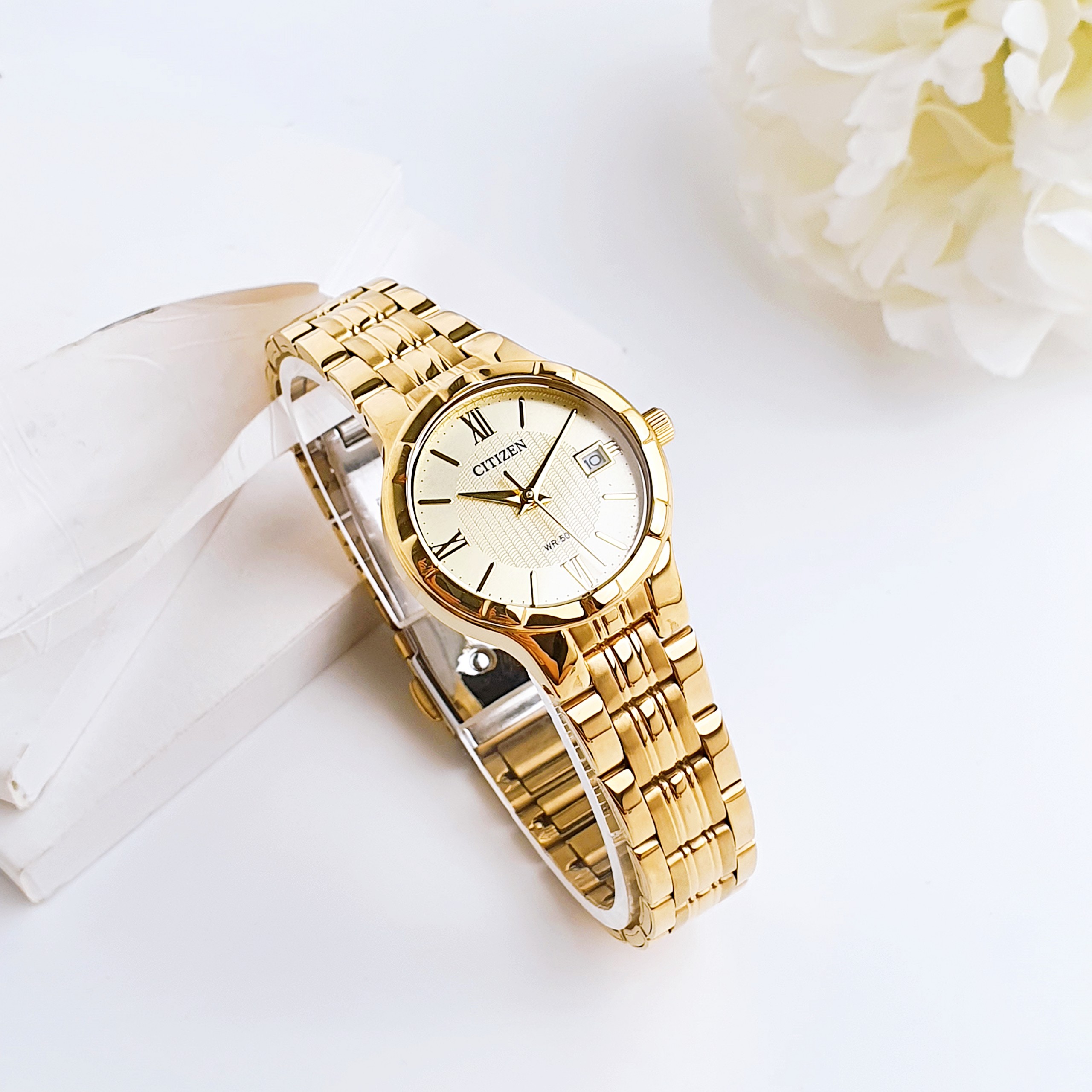 (ĐỒNG HỒ NỮ) Citizen Quartz EU6022-54P ( EU602254P ) 27mm
