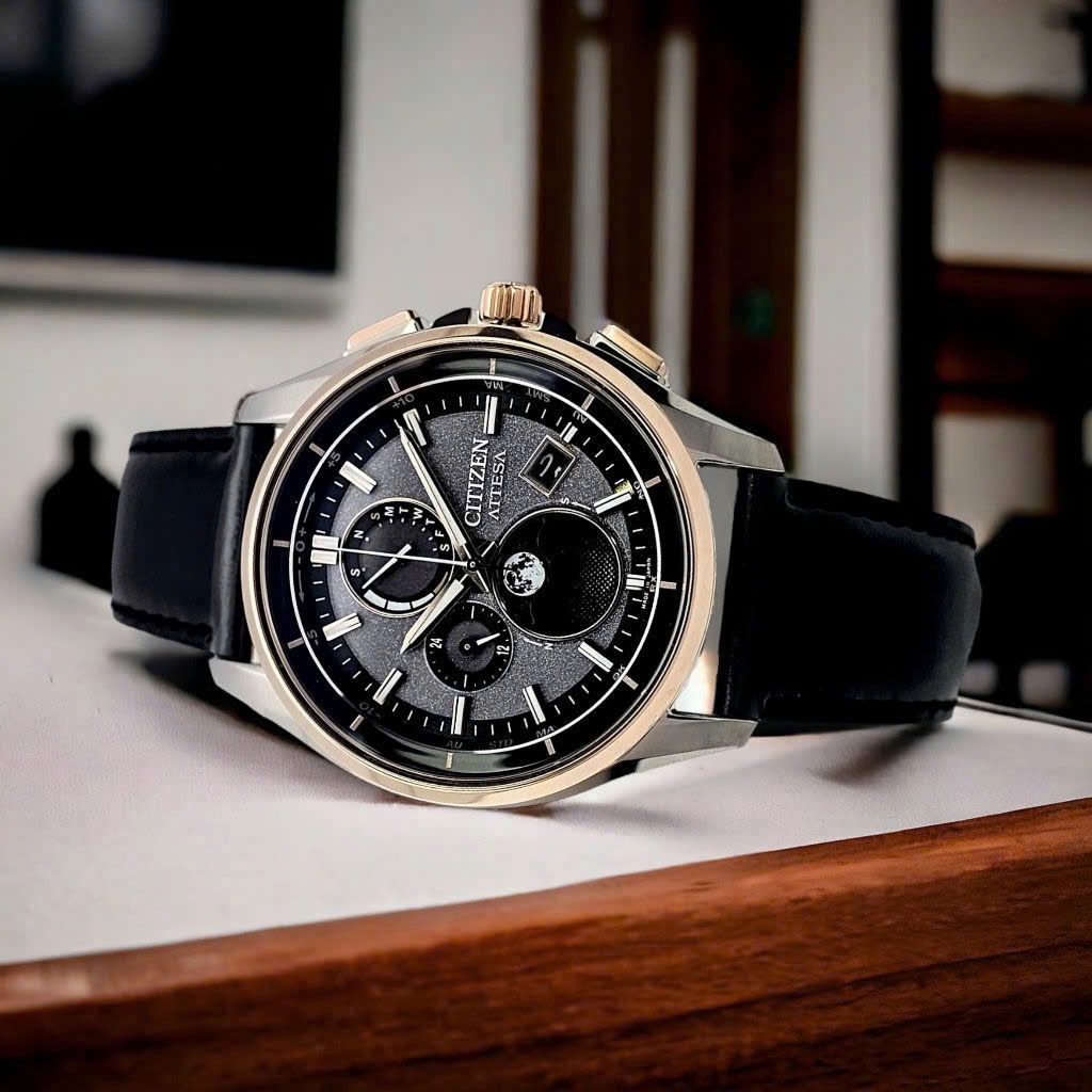 Ảnh 7 của (ĐỒNG HỒ NAM) Citizen Eco-Drive BY1004-17X Attesa Super Titanium Radio Controlled Perpetual Calendar 41.5mm BY100417X