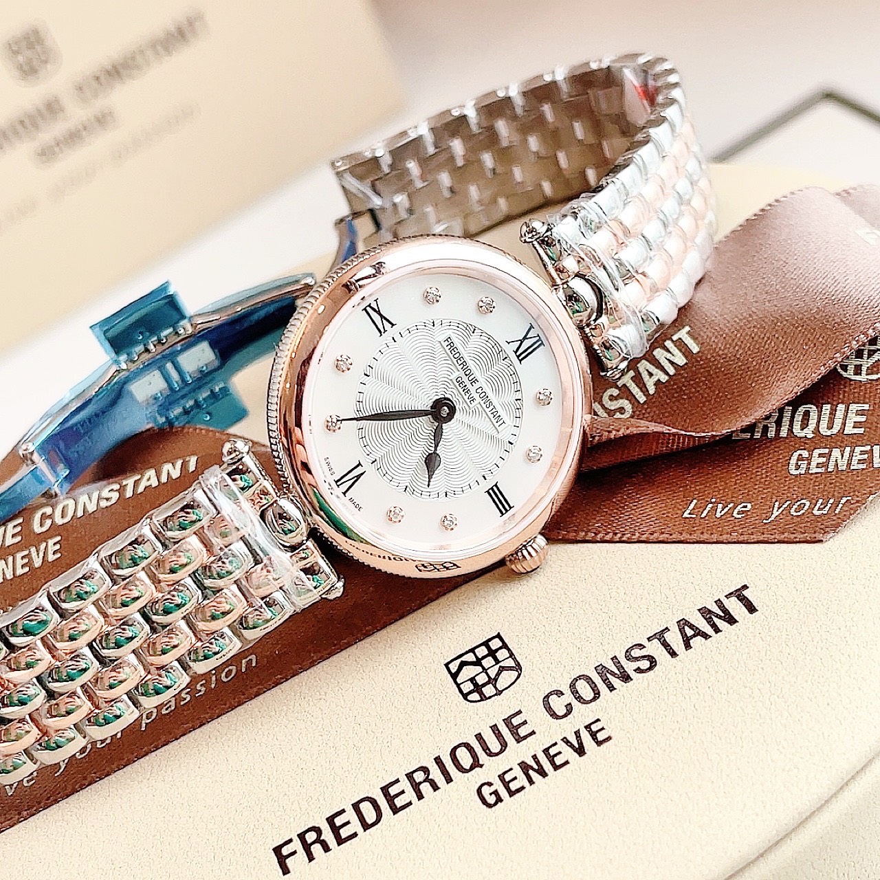 Ảnh 5 của ĐỒNG HỒ NỮ FREDERIQUE CONSTANT FC-200MPWD2AR2B ART DECO DIAMOND SILVER