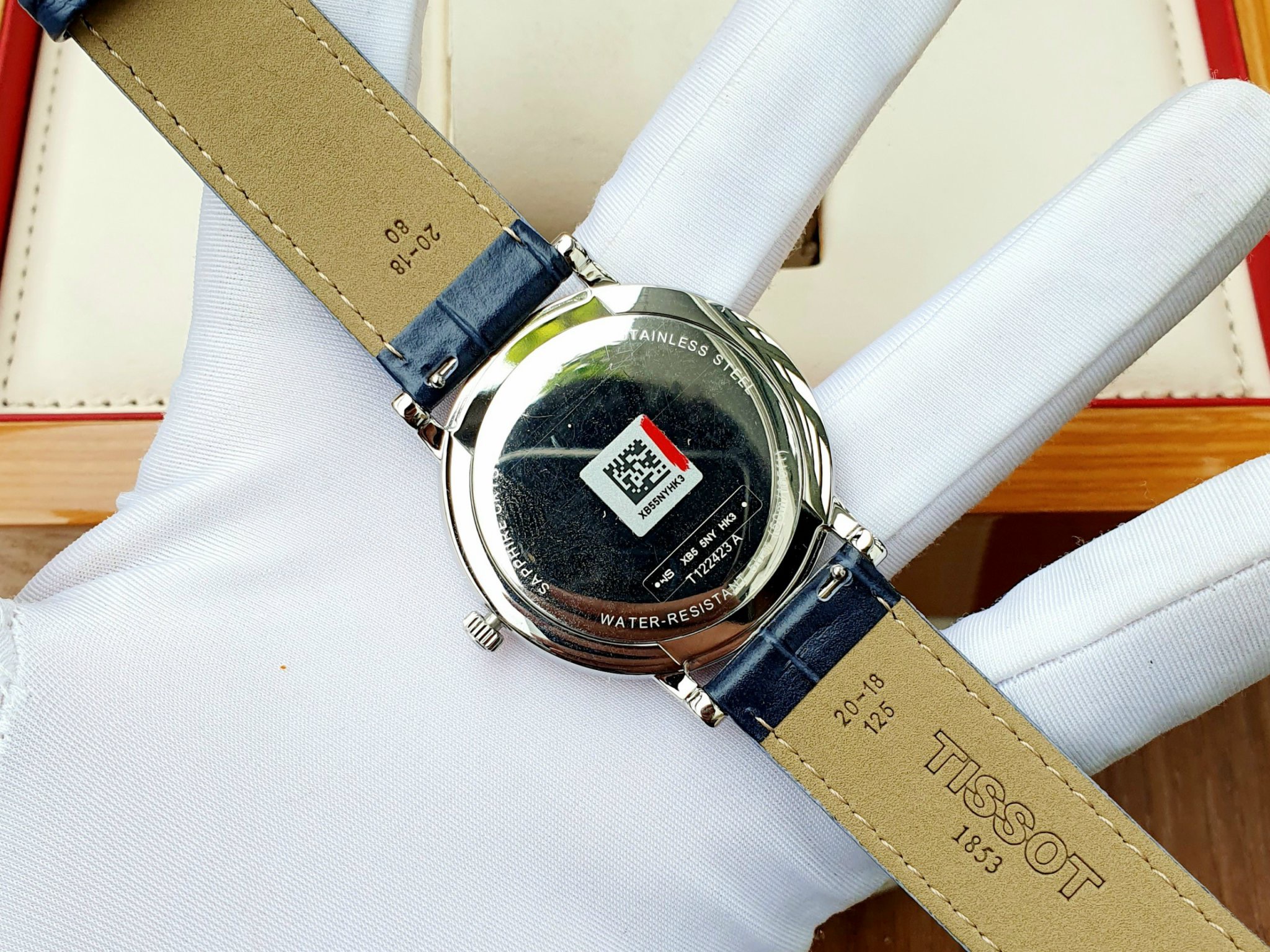 Ảnh 6 của (ĐỒNG HỒ NAM) Tissot Quartz T122.423.16.043.00 Carson Premium Gent Moonphase ( T1224231604300 ) 40mm