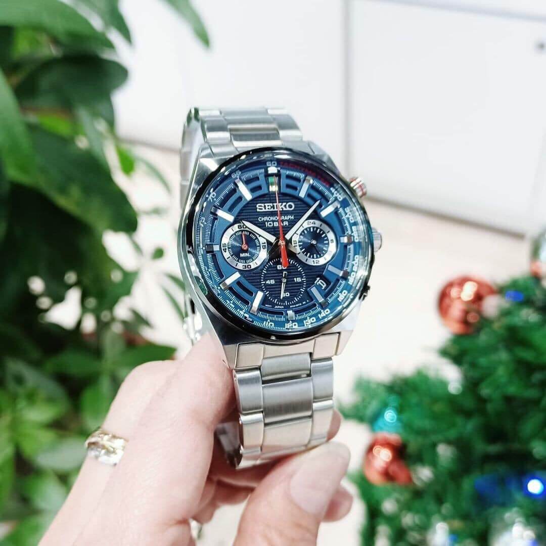 (Đồng hồ nam) Seiko Core Chronograph SSB407P1 41mm