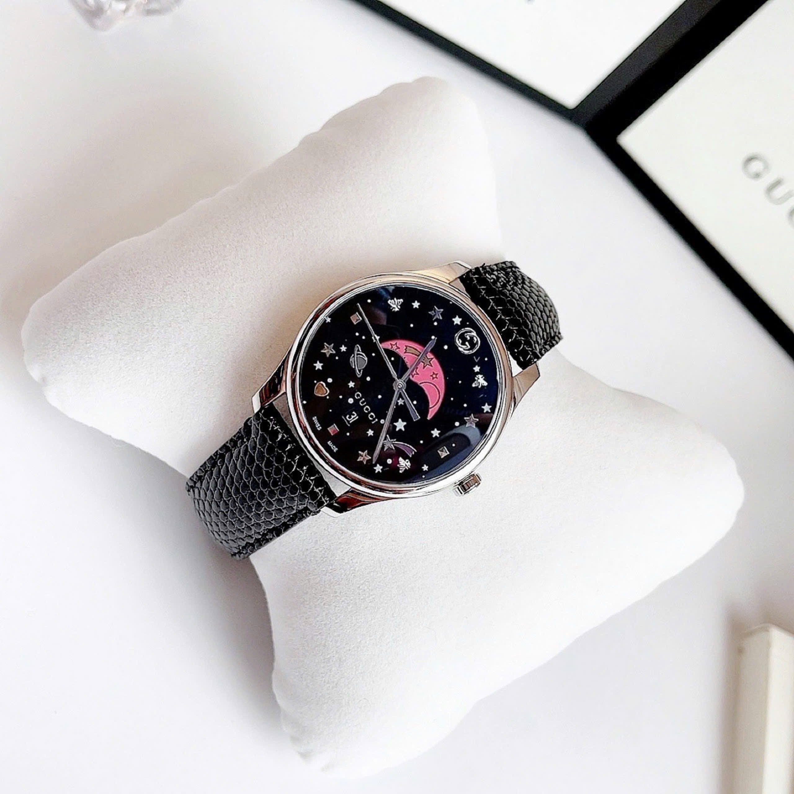 Ảnh 4 của (ĐỒNG HỒ NỮ) Gucci G-Timeless Moonphase Watch, 36mm YA1264045