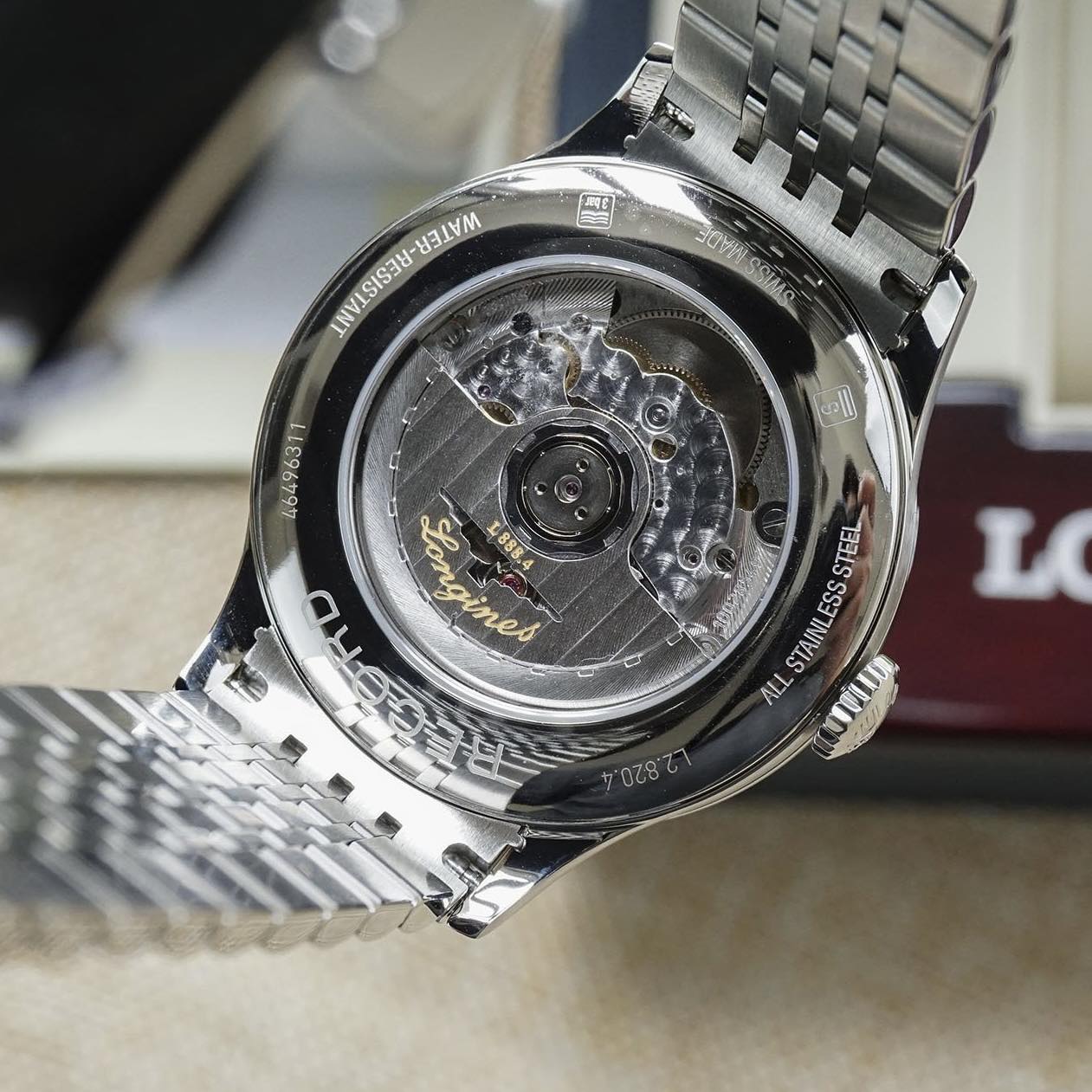 Ảnh 6 của (ĐỒNG HỒ NAM) (NEW) Longines Record Collection 40mm L2.821.4.56.6 ( L28214566 )
