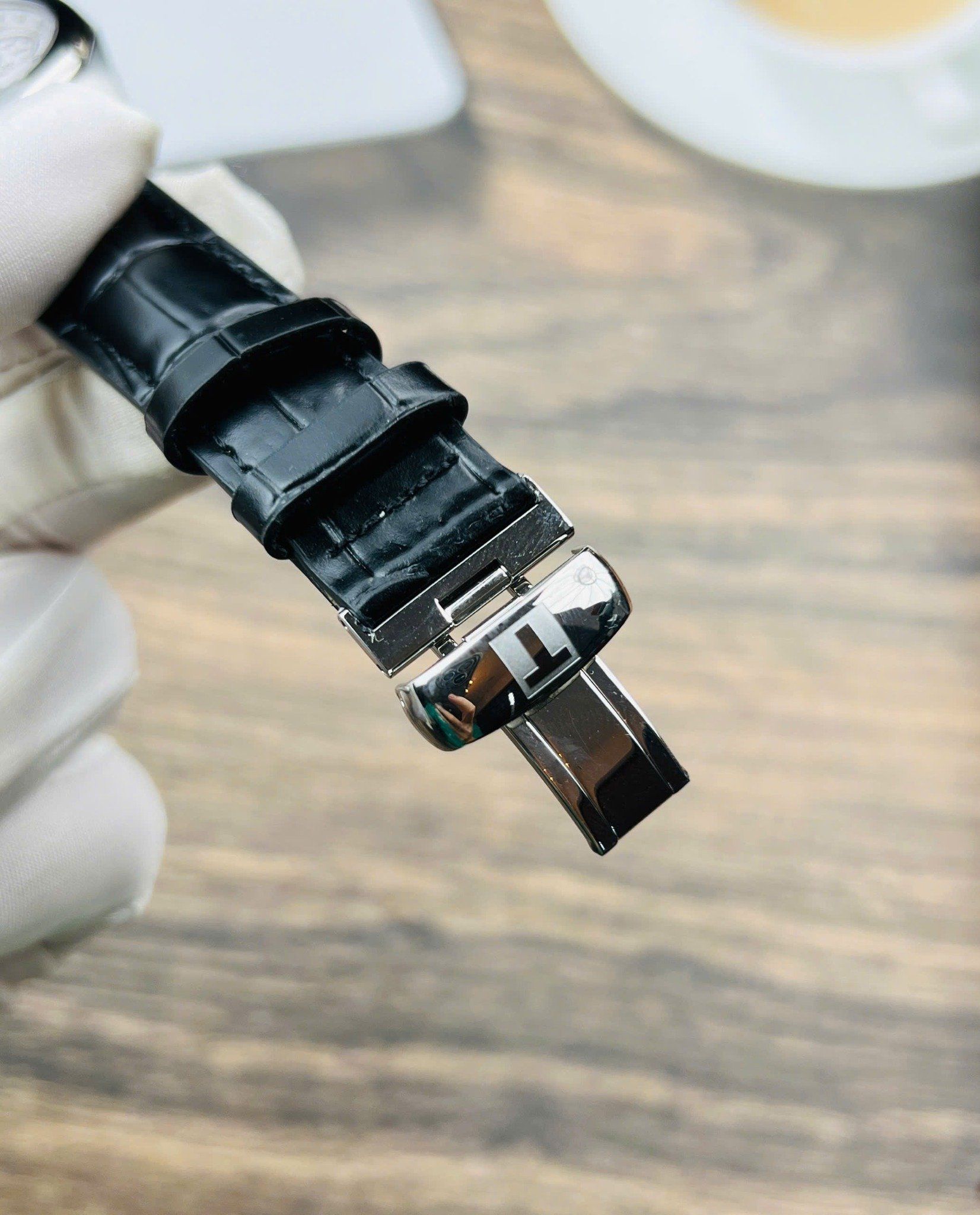Ảnh 4 của (ĐỒNG HỒ NAM) TISSOT PRC 100 QUADRATO CHRONOGRAPH T008.414.16.051.00 ( T0084141605100 ) 39mm