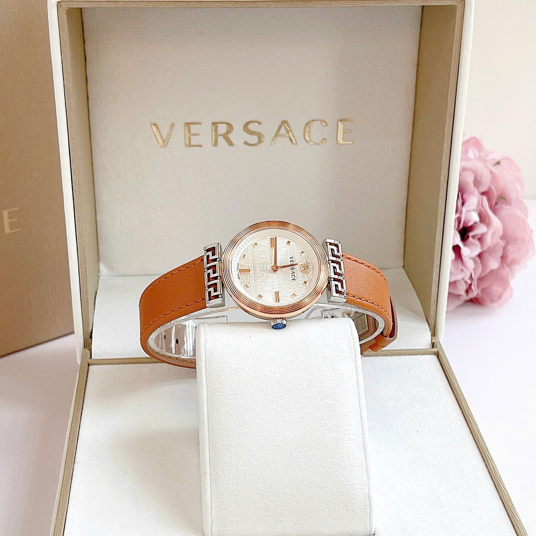 Ảnh 3 của (ĐỒNG HỒ NỮ) VERSACE MEANDER WATCH VELW01022 34mm