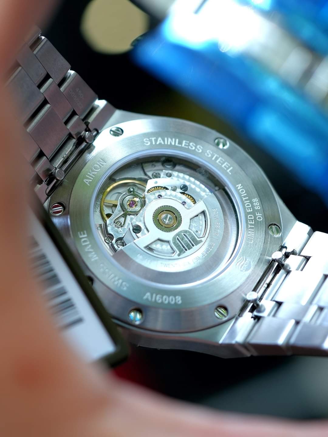 Ảnh 5 của (ĐỒNG HỒ NAM) (New) MAURICE LACROIX AIKON AI6008-SS00F-431-C (AI6008SS00F431C) KÈM DÂY CAO SU 42MM