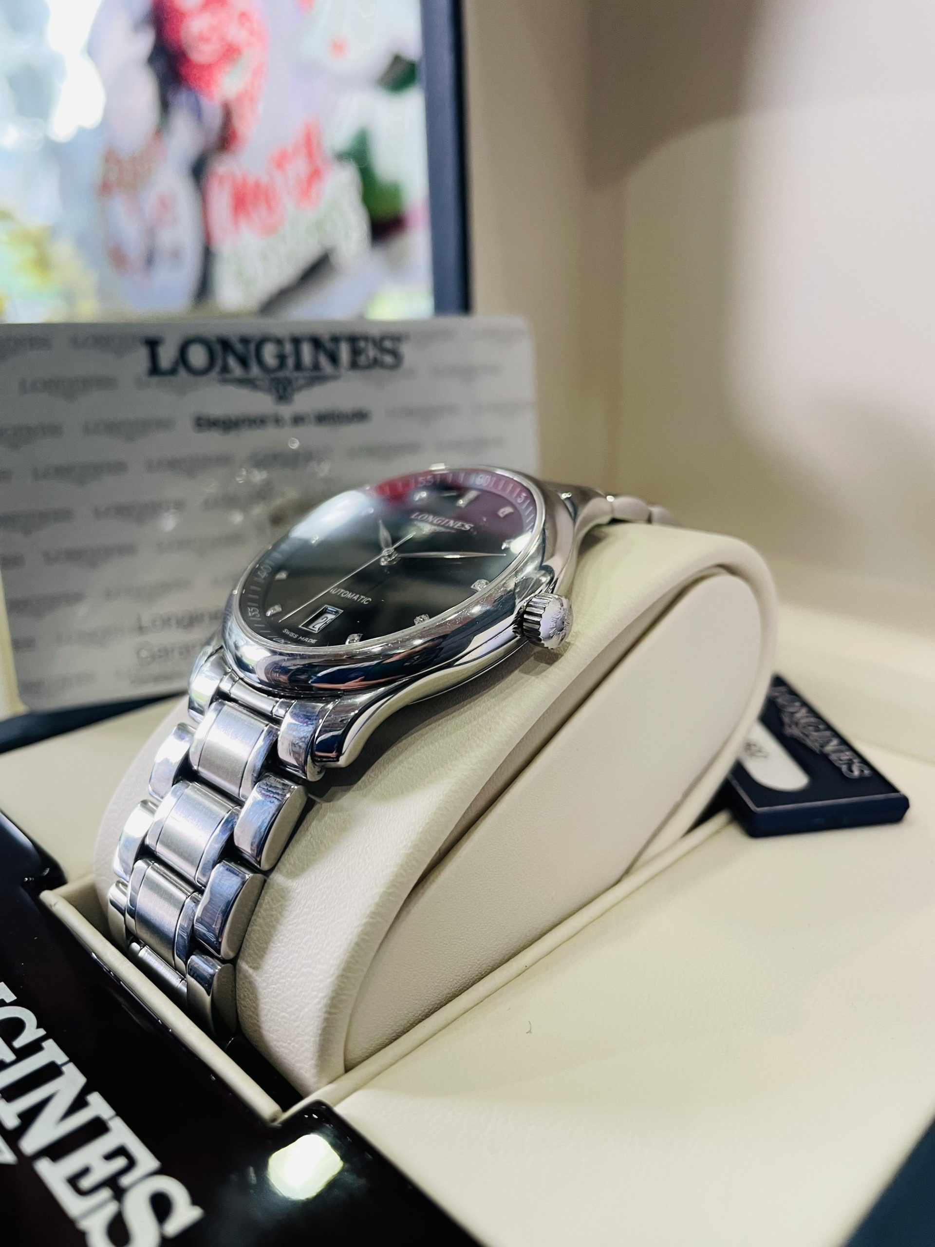 Ảnh 7 của [HÀNG LƯỚT] Đồng hồ nam Longines Master L2.628.4.57.6 (L26284576) Automatic 38.5mm
