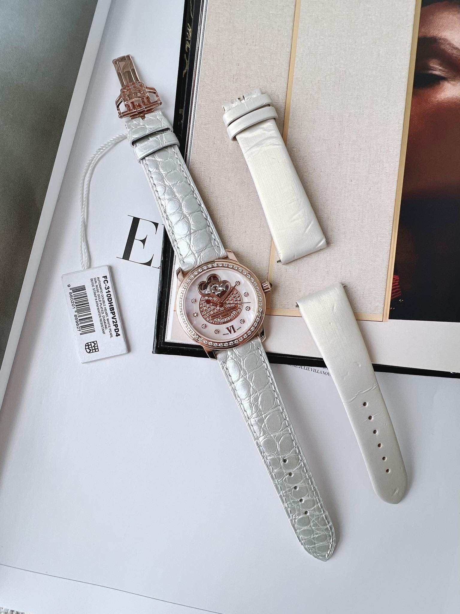 Ảnh 5 của (ĐỒNG HỒ NỮ) FREDERIQUE CONSTANT DOUBLE HEARTBEAT FC-310CDHB2PD4 (FC310CDHB2PD4) 34mm